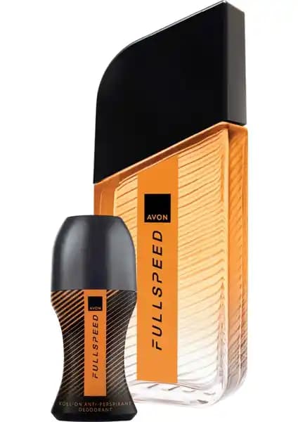 Avon Full Speed Erkek Parfüm EDT 75 ml ve Roll On 50 ml Paketi - Enerjik Bakım Seti
