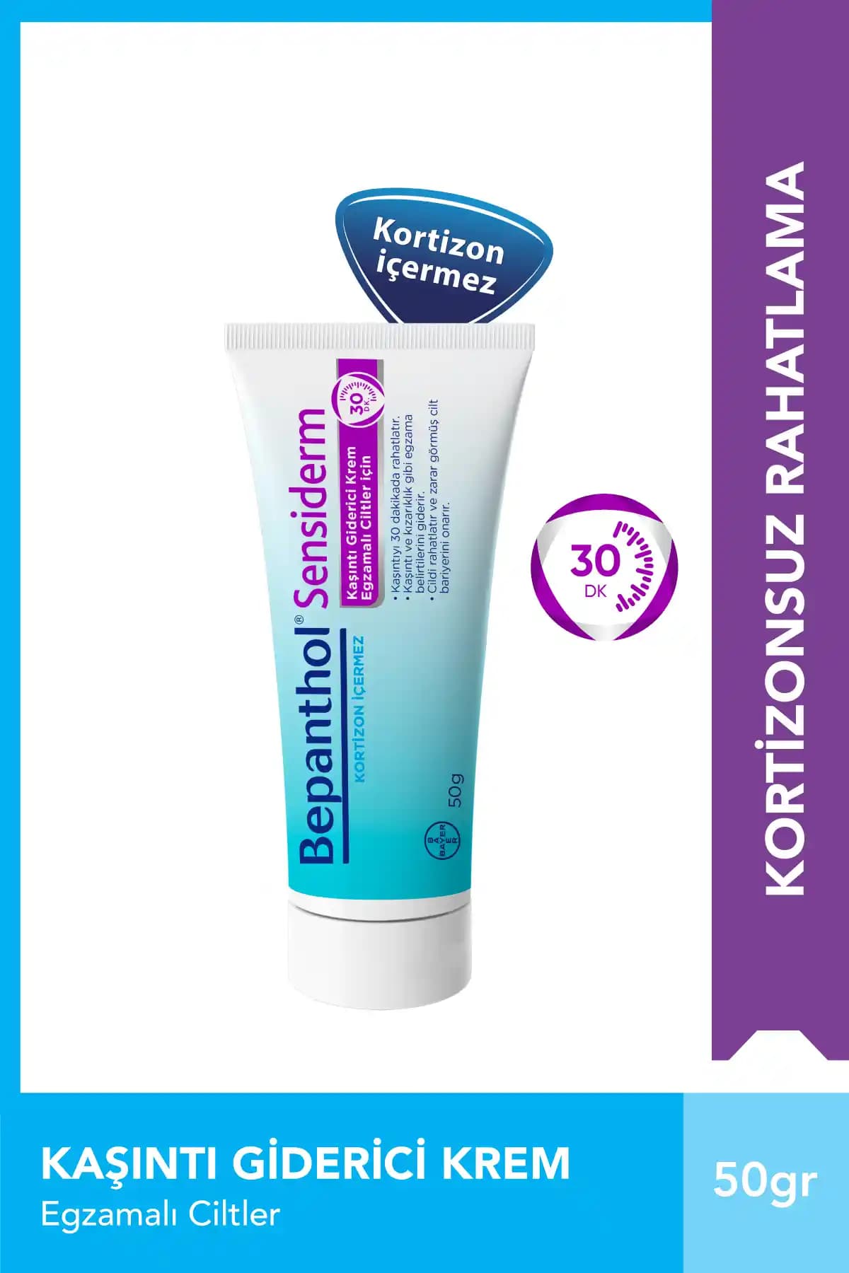 Bepanthol Sensiderm Kaşıntı Giderici Krem 50g: Hassas Ciltler İçin Etkili Çözüm