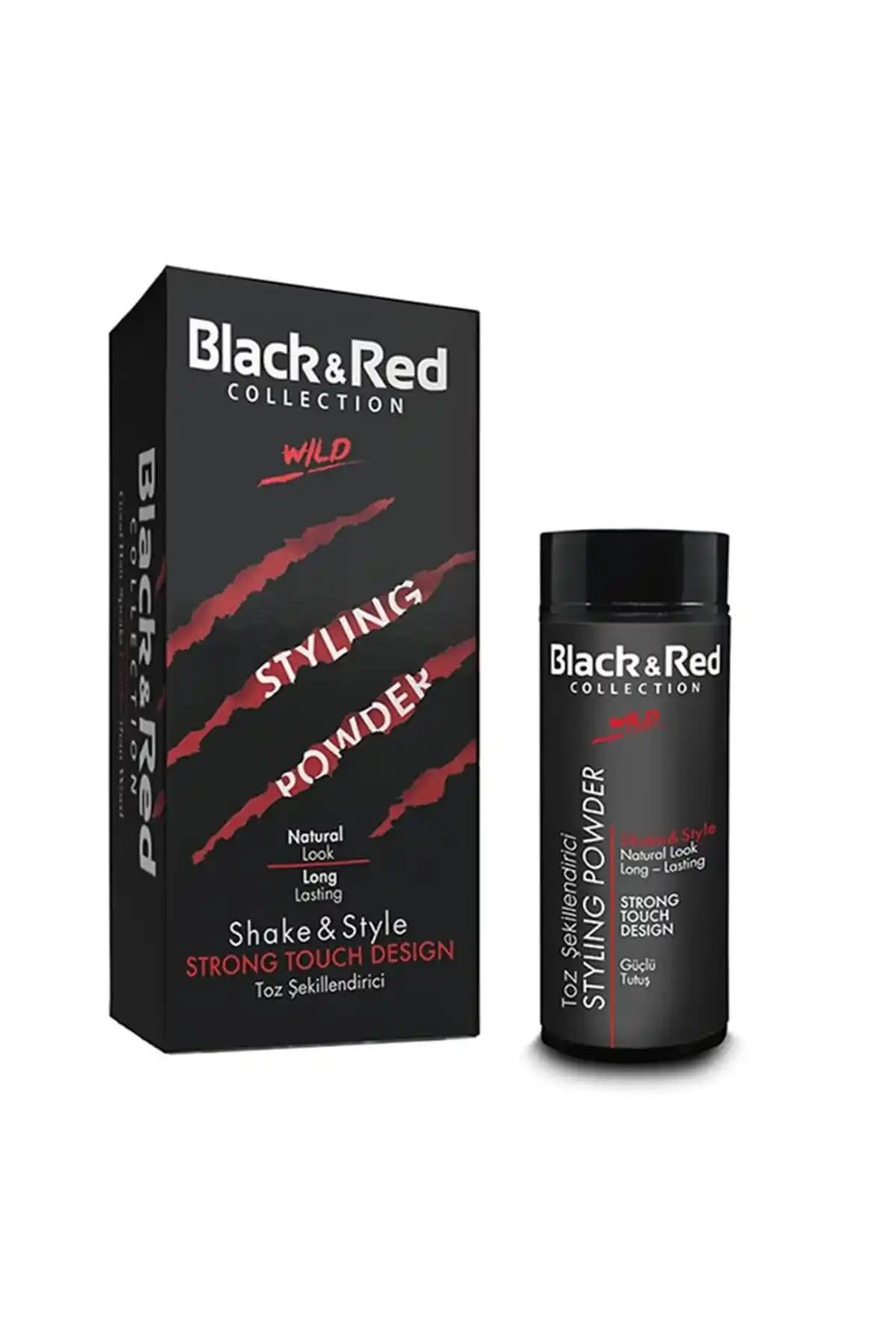 Black Red Natural Ultra Strong Toz Şekillendirici 20 gr ile Doğal ve Güçlü Saç Şekillendirme