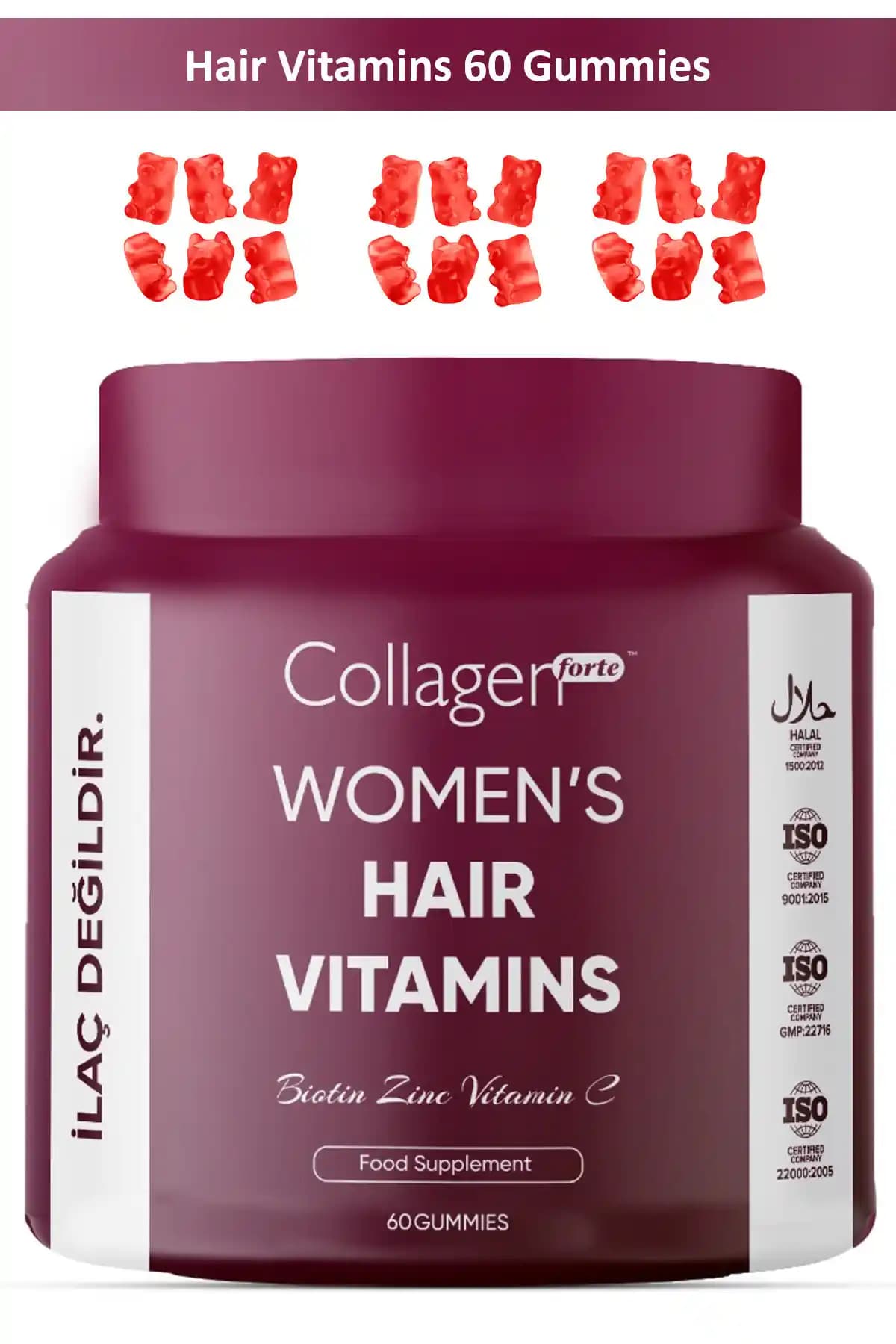 Collagen Forte Platinum Saç Vitamini: Saç ve Tırnak Sağlığını Destekleyen Zengin Vitamin Formülü