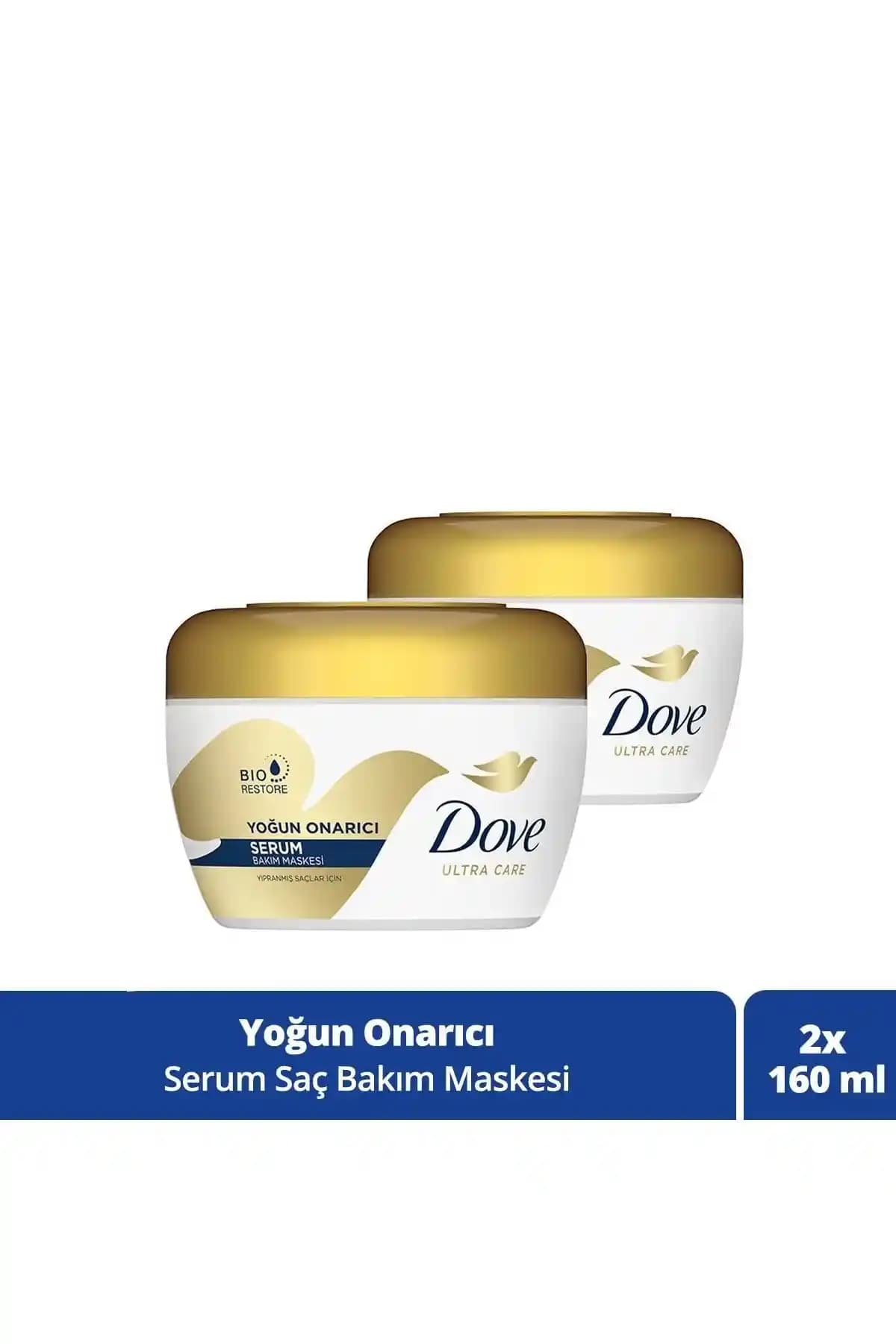Dove 1 Minute Serum Saç Bakım Maskesi 160 ml Yoğun Onarıcı ve Güçlendirici