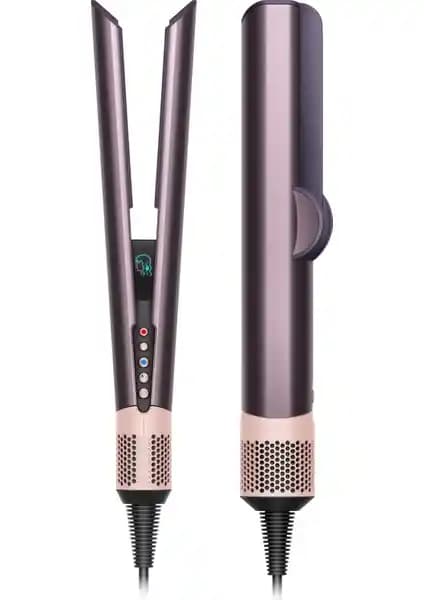 Dyson Airstrait™ Jasper Plum: Islak Saçtan Kuruya Kablosuz Saç Düzleştirici