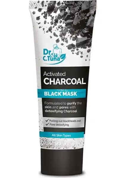 Farmasi Dr.c.tuna Aktif Karbon Detoks Etkili Siyah Maske 20 ml ile Derinlemesine Cilt Temizliği