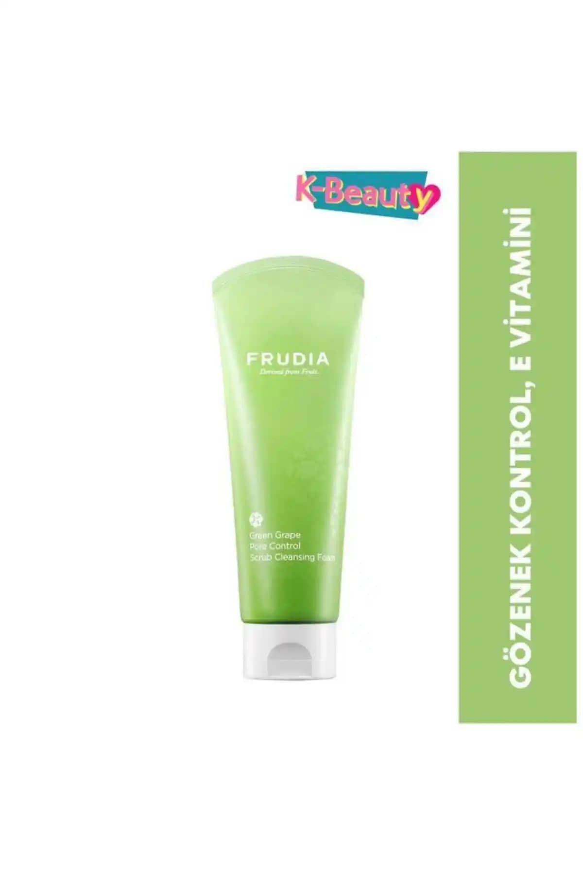 Frudia Green Grape Köpük Temizleyici 145 ml ile Gözenek Kontrolü ve Derinlemesine Temizlik