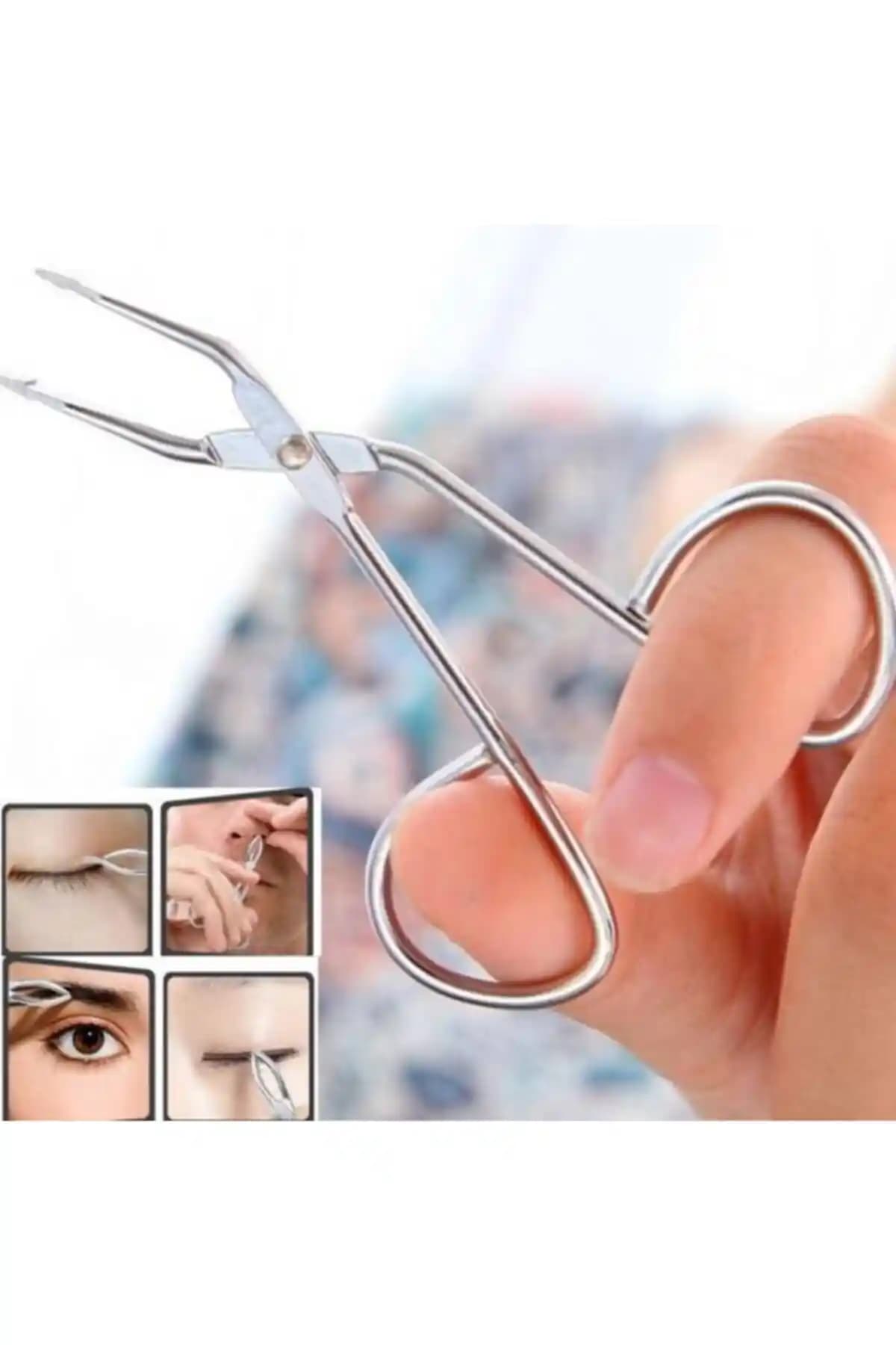Gaman Kaş Epilasyon Kıl Dönmesi ve Takma Kirpik Cımbızı - Hassas ve Dayanıklı Tasarım