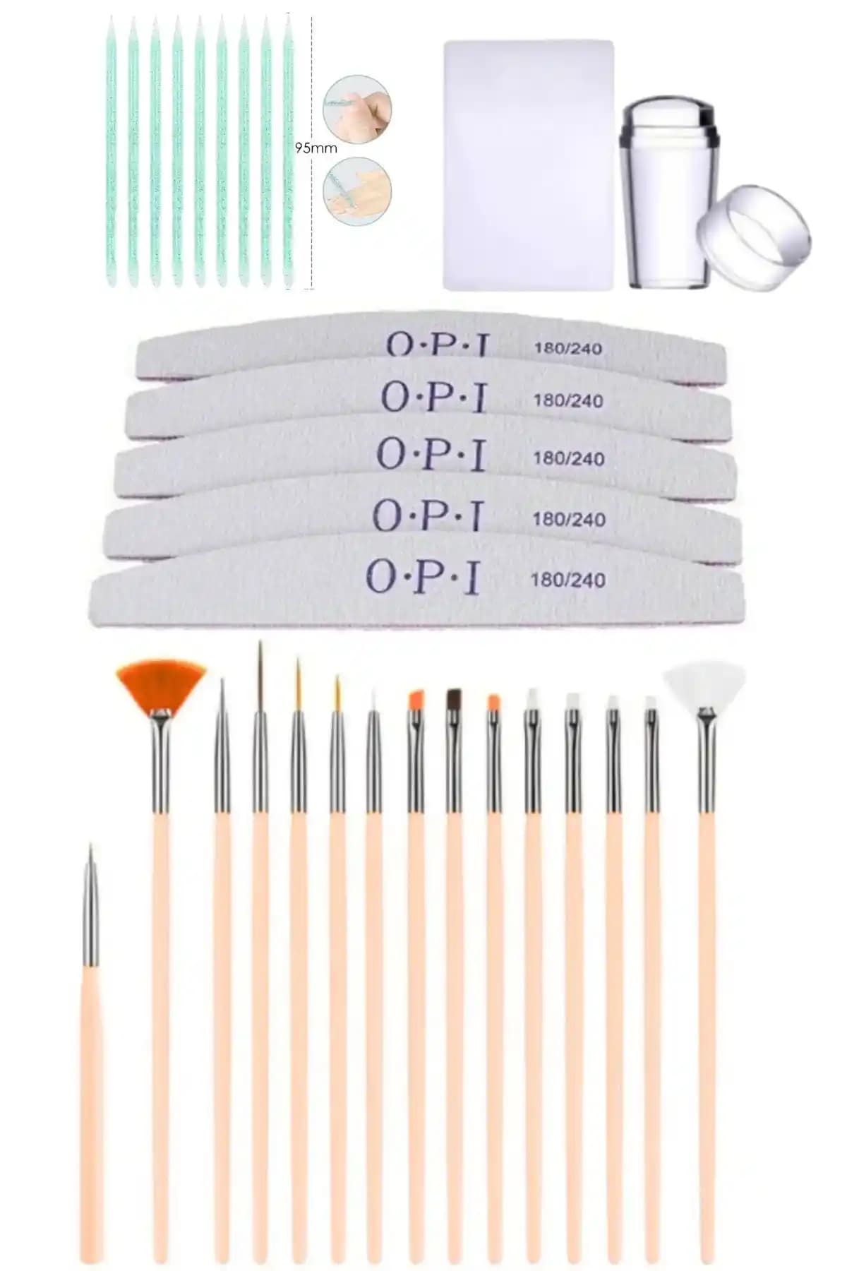 HİROS'H Opi Professionel Kağıt Törpü ve Nail Art Süsleme Seti İncelemesi ve Özellikleri