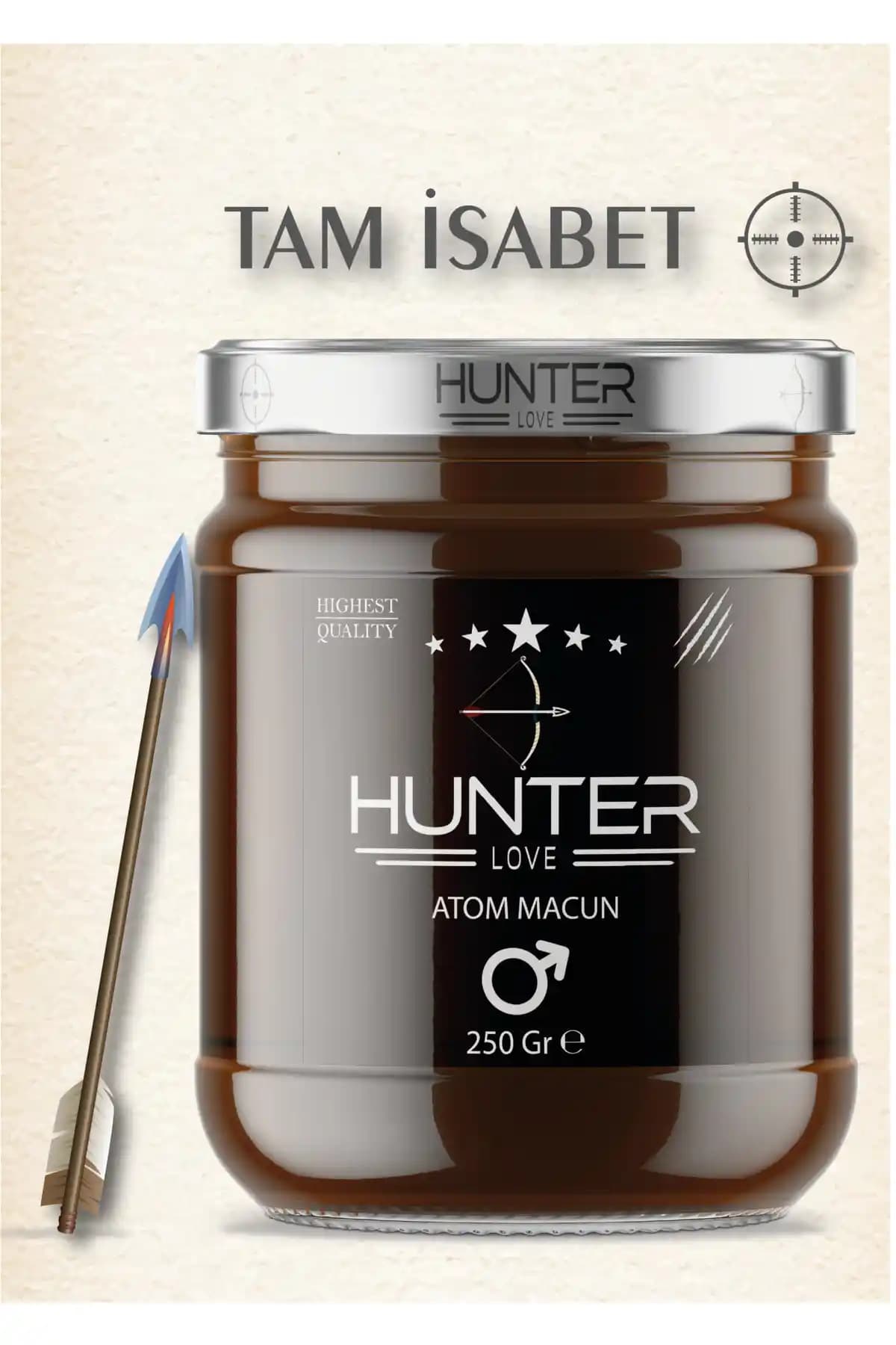Hunter Love Atom Macunu Real Premium Kalite ile Erkek Performansını Doğal Yolla Artırın
