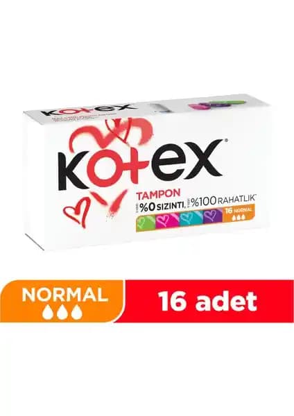 Kotex Tampon Normal 16'lı: Konfor ve Güvenilir Koruma Sağlayan Hijyen Ürünü