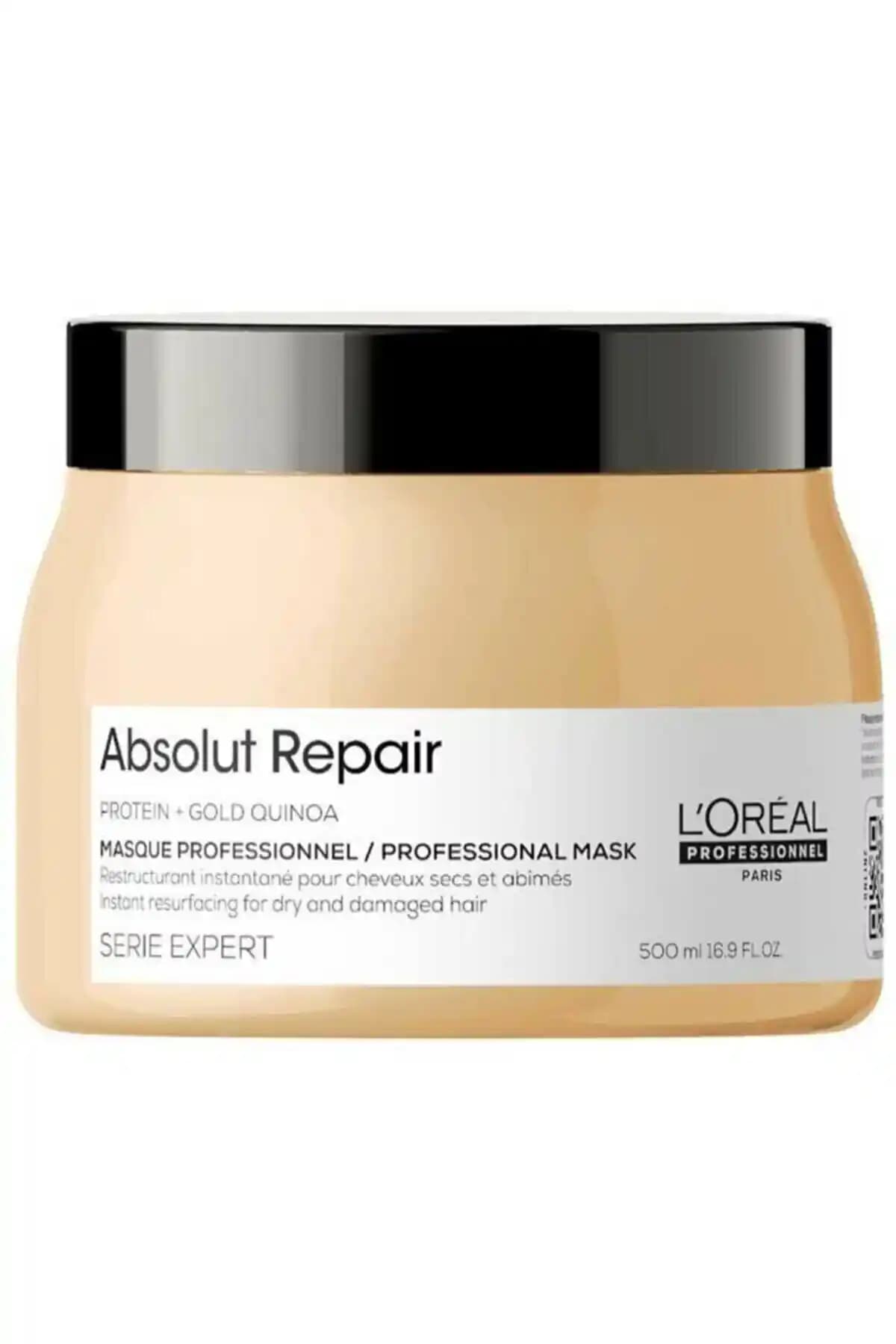 L'Oréal Professionnel Serie Expert Absolut Repair: Yıpranmış Saçlar İçin Derinlemesine Onarıcı Maske