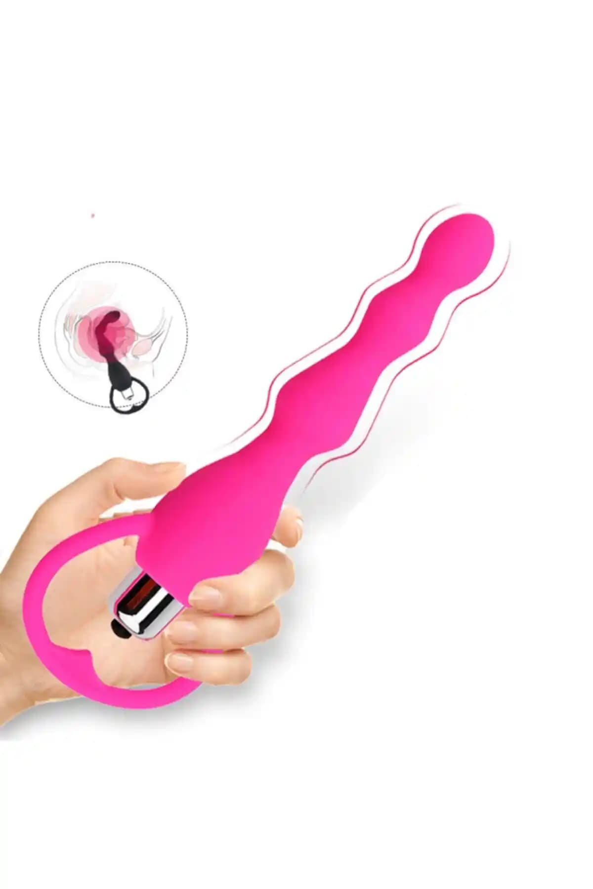 Leten Vibratör Anal Plug: Boğumlu Tasarım ve Güçlü Titreşimlerle Konforlu Kullanım