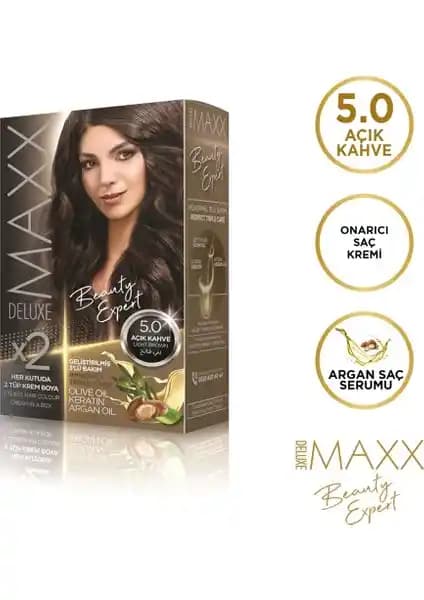 Maxx Deluxe 5.0 Açık Kahve ve Sea Color 8.3 Bal Köpüğü Saç Boyası Karşılaştırması