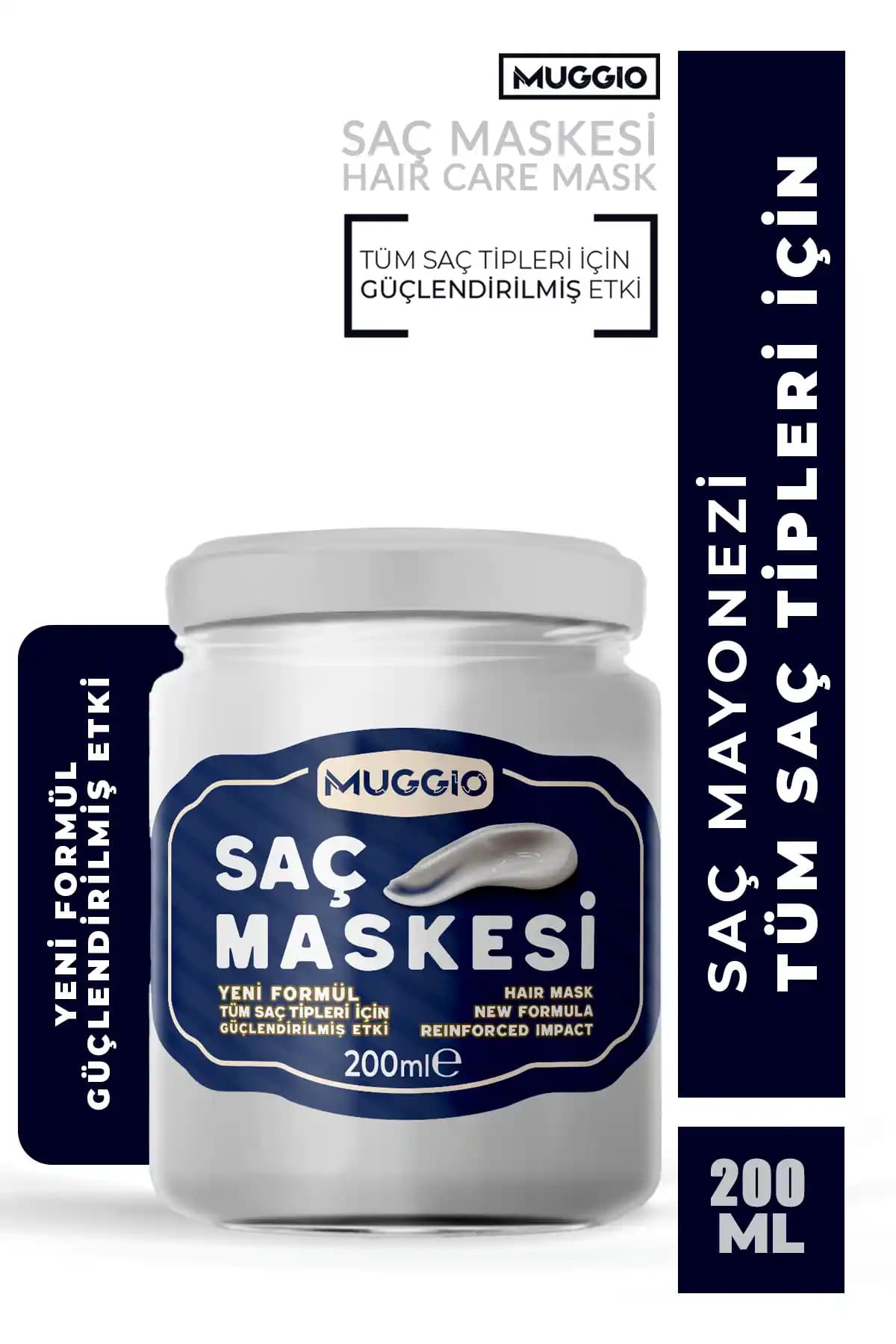 Muggio Doğal Bakım Saç Maskesi 200 ml: Saçlarınız İçin Etkili ve Doğal Canlandırıcı Bakım