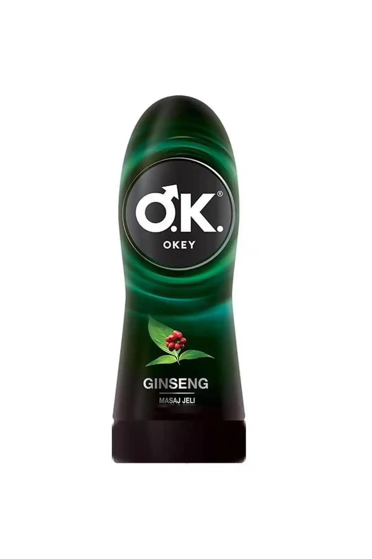 Okey Ginseng Kayganlaştırıcı Masaj Jel 200 ml - Rahatlatıcı ve Etkili Masaj Deneyimi