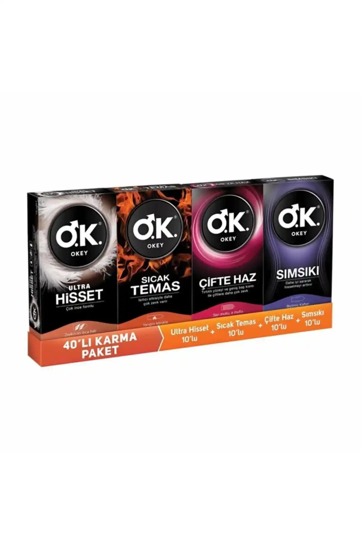 Okey Karma Prezervatif Seti: Çeşitli Modellerle Güvenli ve Konforlu Kullanım