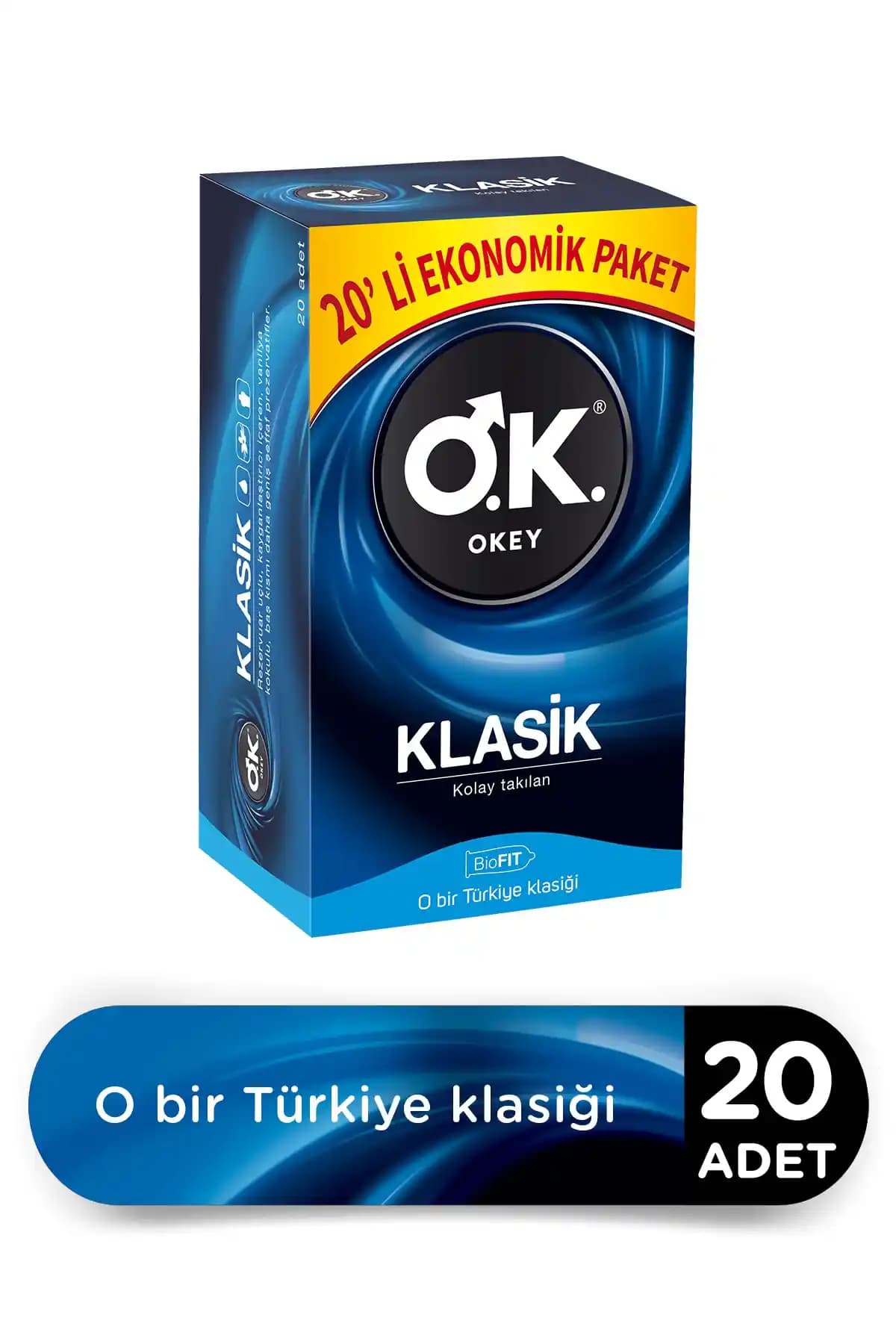 Okey Ok Klasik Ekonomik Paket 20'li Prezervatif: Ekonomik ve Konforlu Koruma Seçeneği