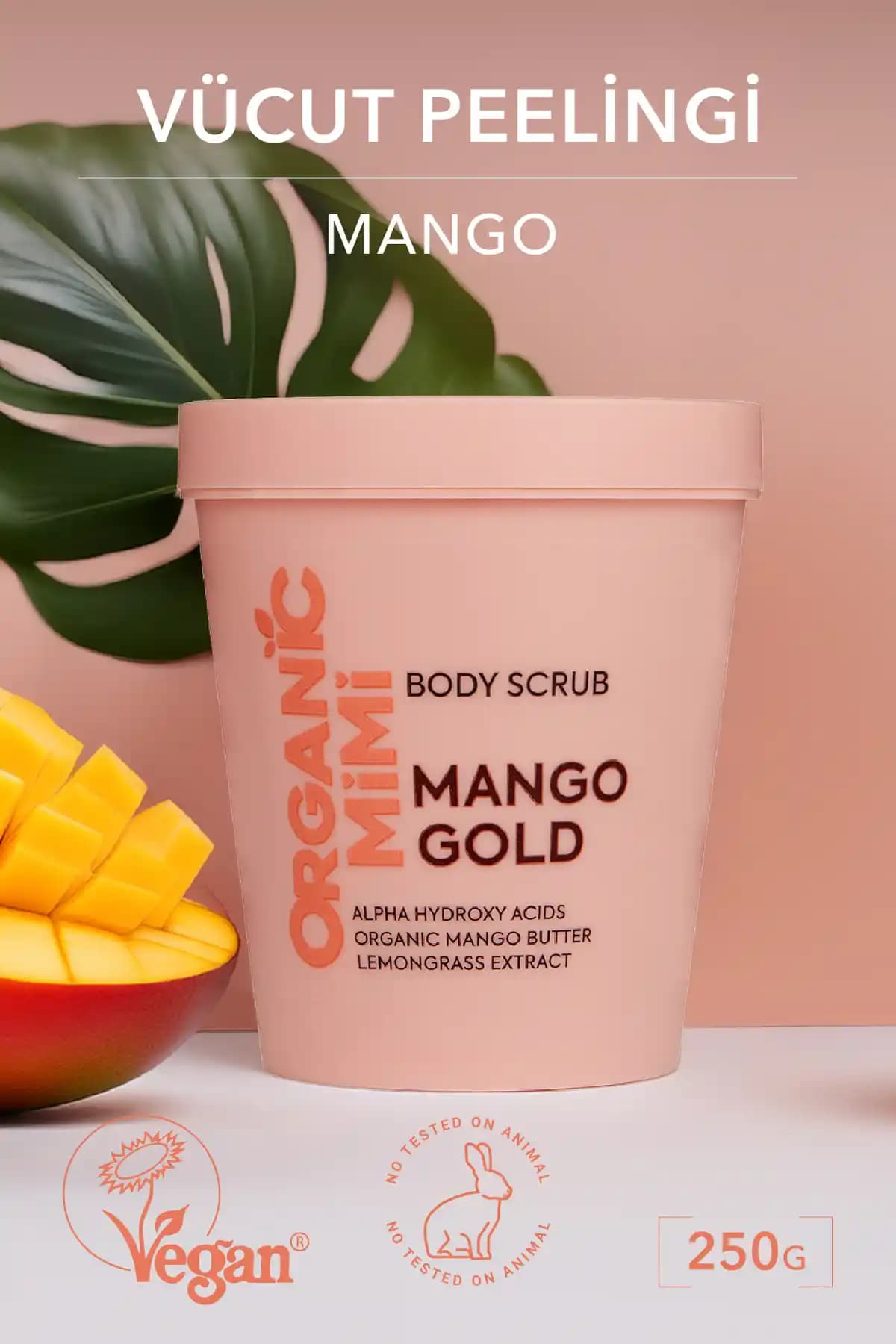 Organik Mango Gold Vücut Peelingi ile Doğal ve Etkili Cilt Bakımı Sağlayın