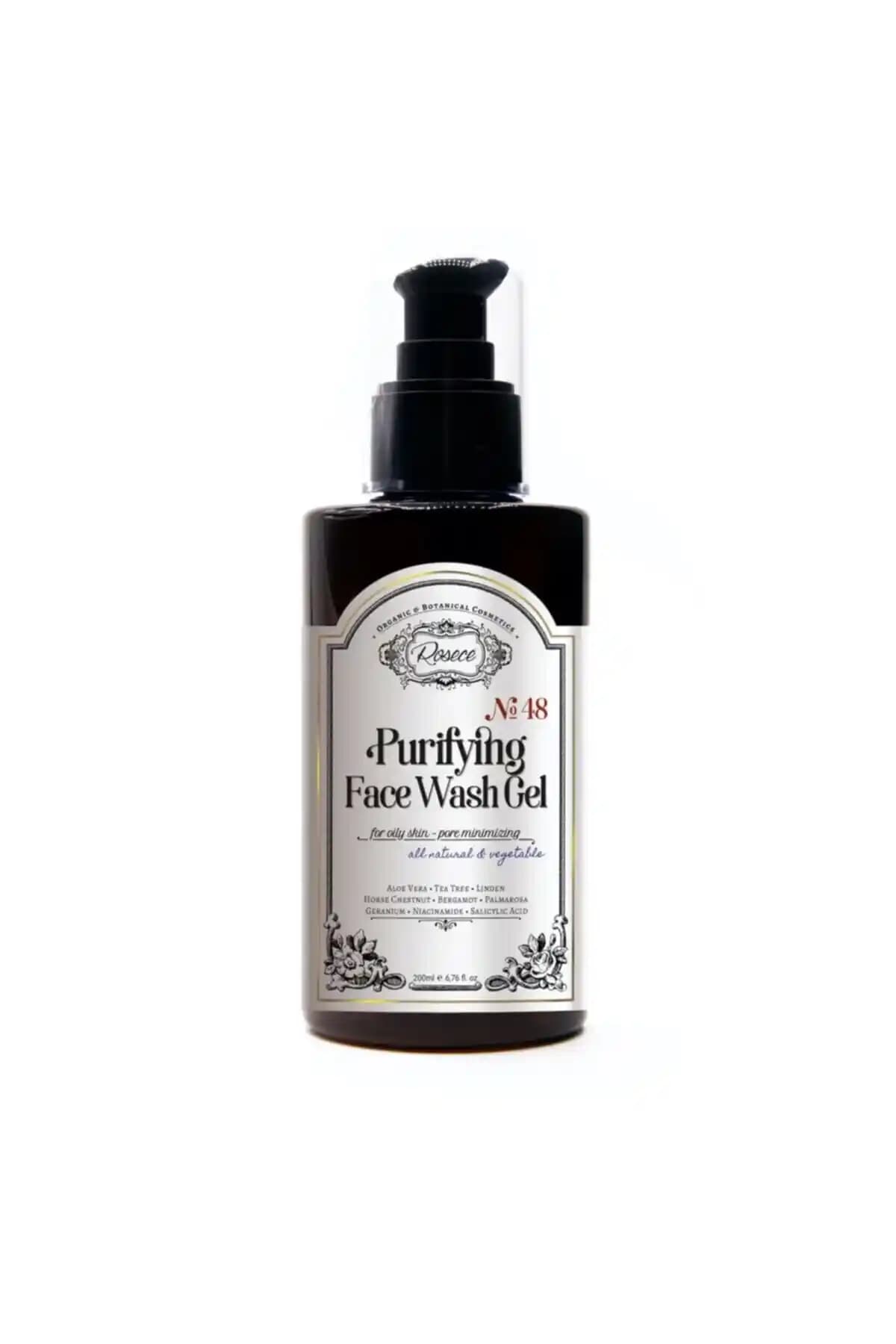 Rosece Arındırıcı Yüz Yıkama Jeli: Yağlı ve Sivilceye Meyilli Ciltler İçin Doğal Temizlik