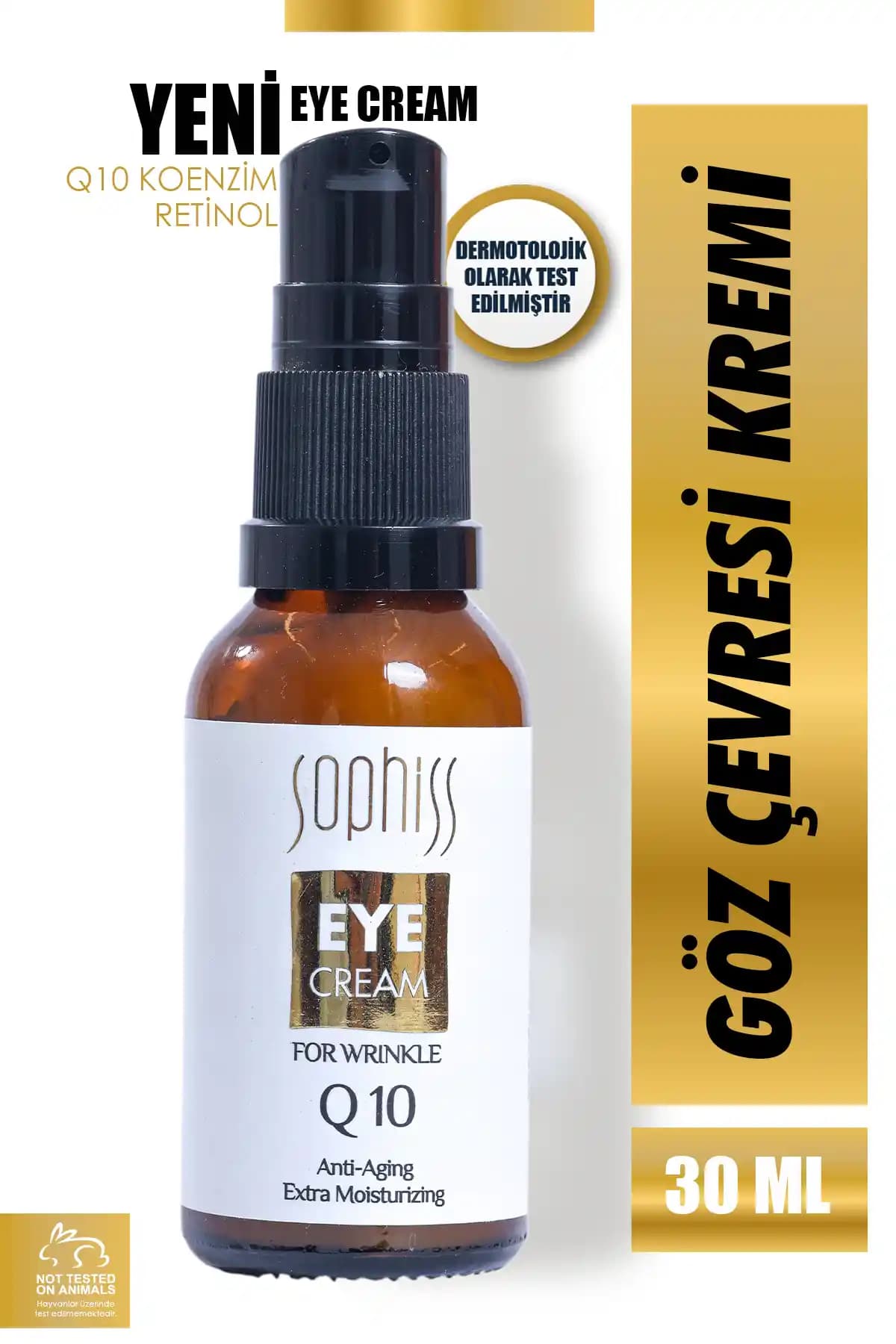 Sophiss Kırışıklık Karşıtı Göz Bakım Kremi 30 ml ile Genç ve Canlı Gözler