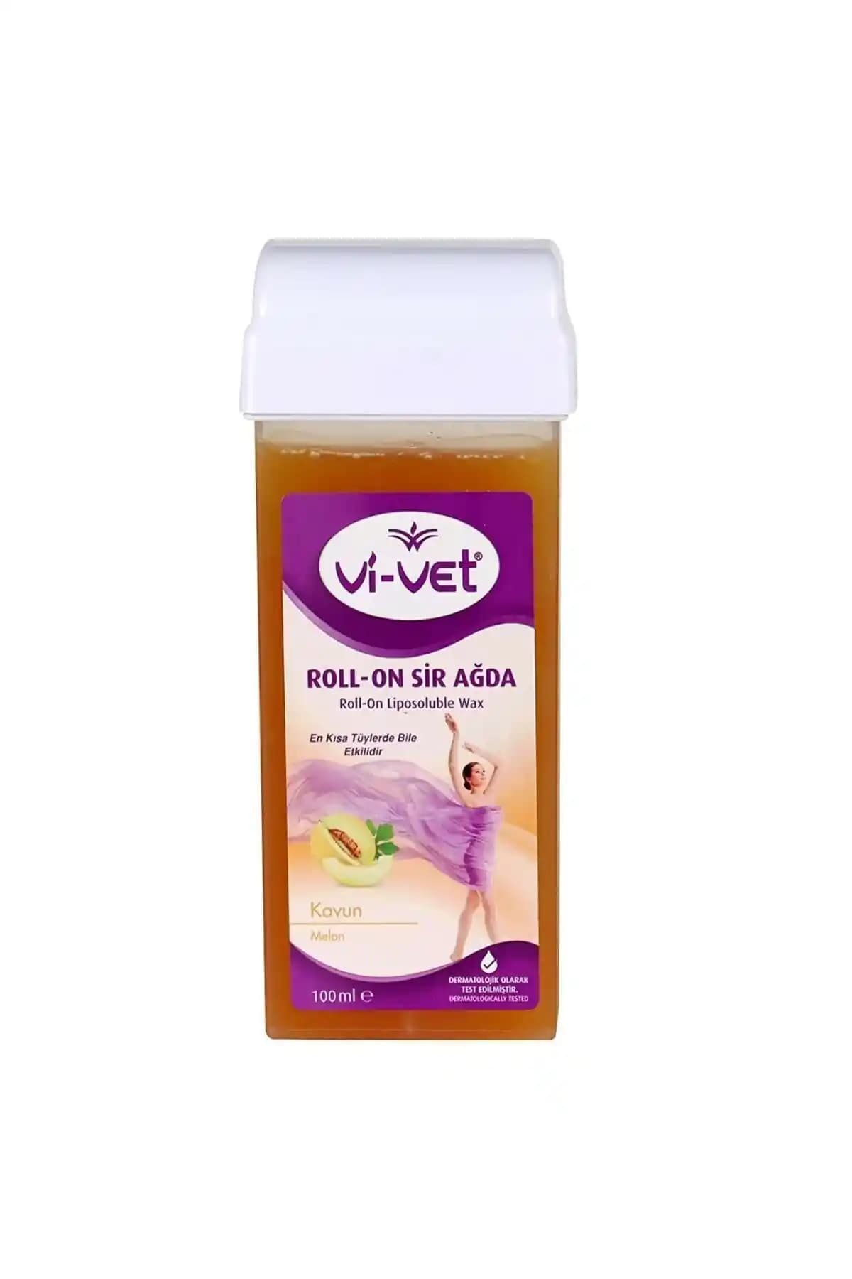 Vi vet Roll-On Sir Ağda 100 ml Kavun: Doğal ve Pratik Tüy Alma Çözümü