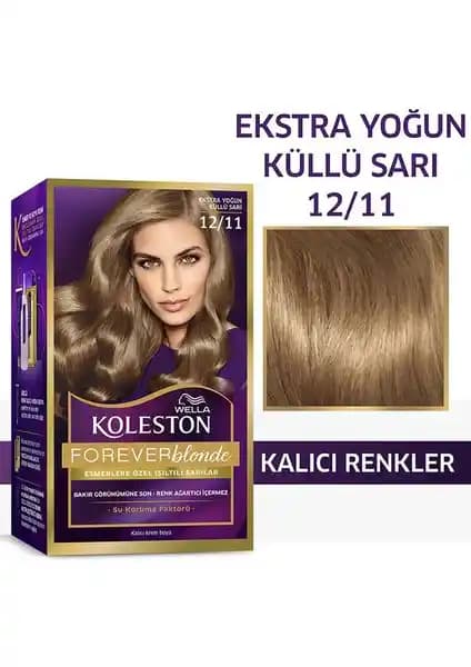 Wella Koleston Kit 12/11 Yoğun Küllü Sarı Saç Boyası: Kalıcı ve Nemlendirici Formül