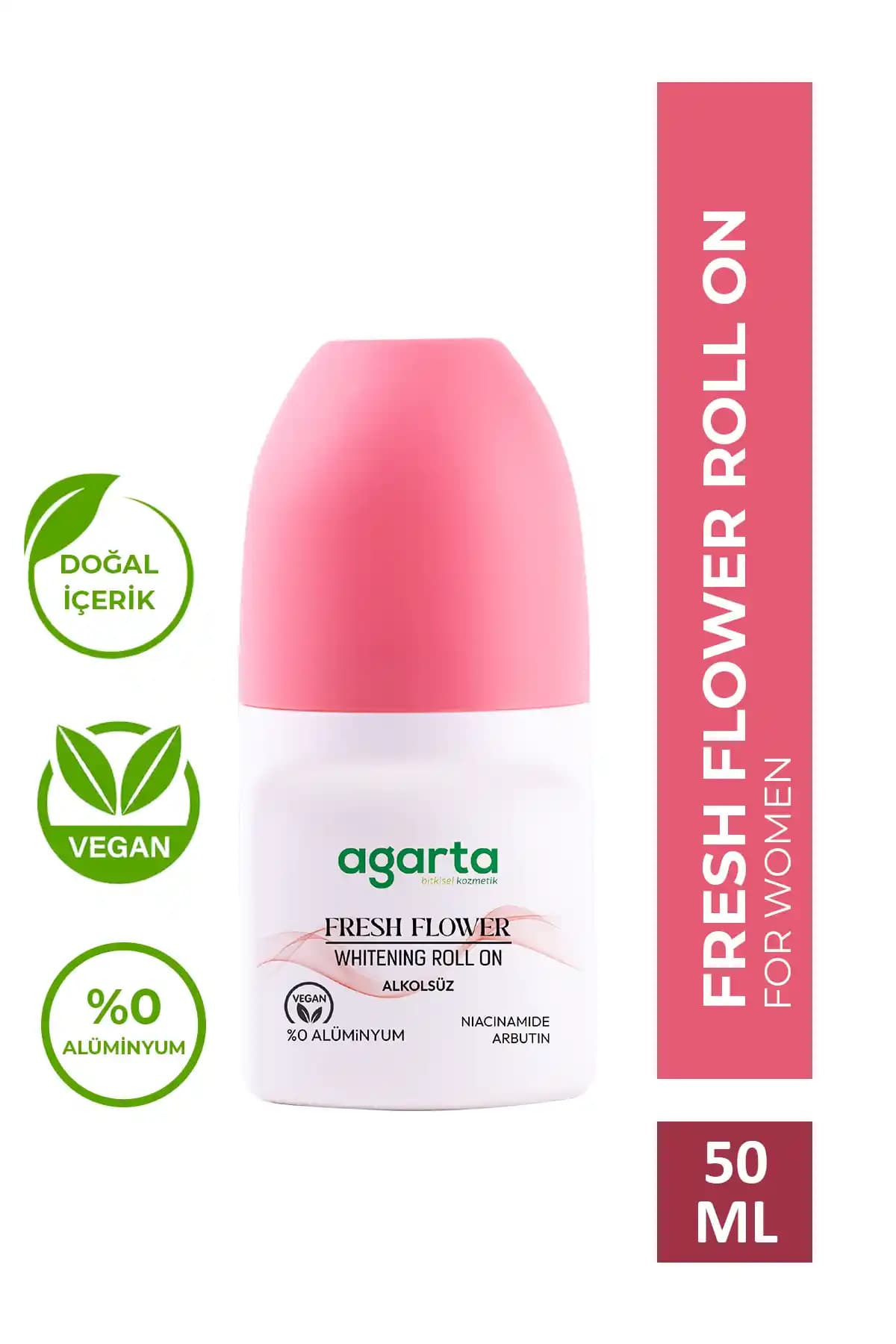Agarta Fresh Flower Roll-on: Doğal ve Etkili Günlük Ter Kokusu Önleyici ve Beyazlatıcı Çözüm