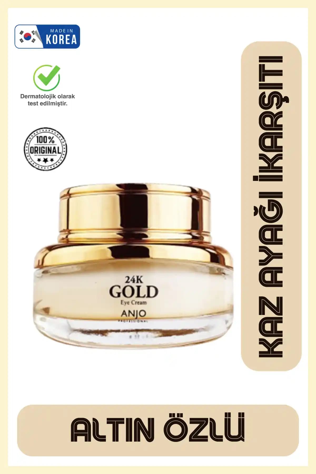 ANJO PROFESSIONAL Yoğun Nemlendirici ve Kırışıklık Önleyici Kore Göz Kremi Ürün Tanıtımı ve Faydaları