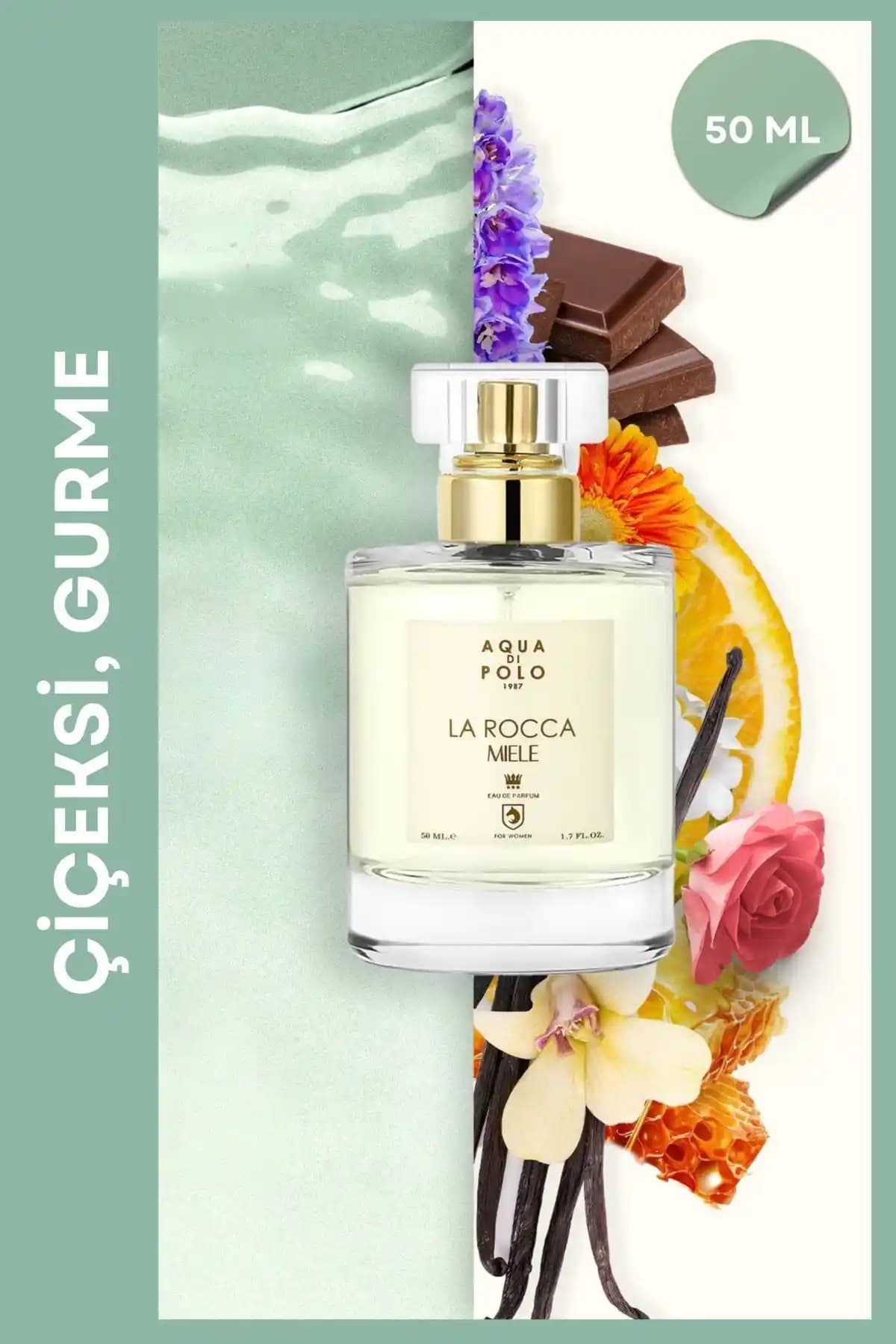 Aqua Di Polo 1987 La Rocca Miele EDP Kadın Parfümü: Zarif ve Çekici Kokuların Buluşması