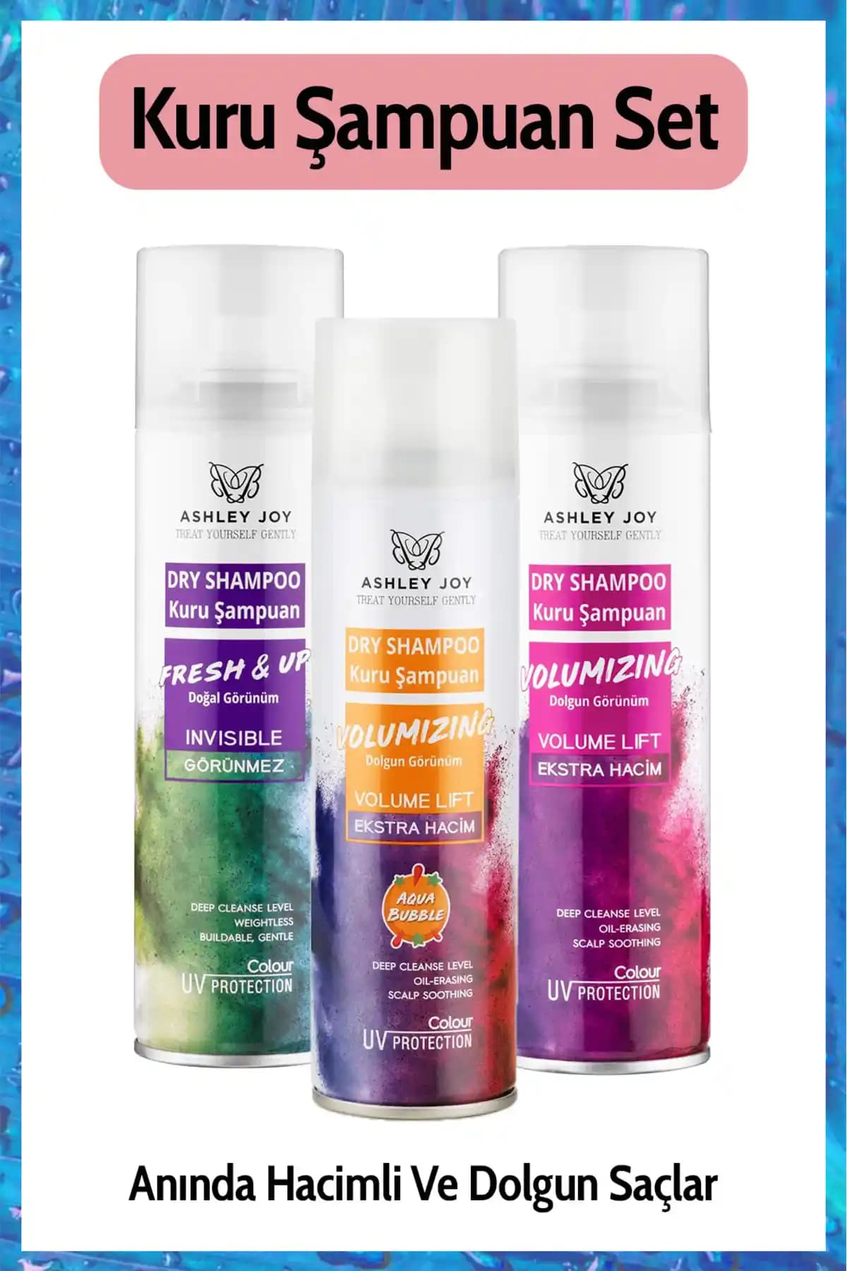 Ashley Joy Hacim Veren Doğal Görünüm Dry Şampuan İncelemesi ve Kullanım Rehberi