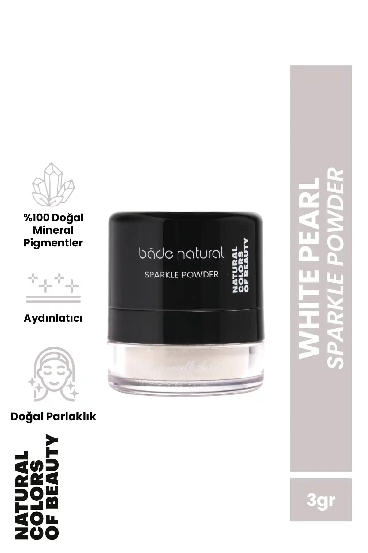 Bade Natural Sparkle Powder Doğal Işıltı Veren Çok Amaçlı Mineral Tozları