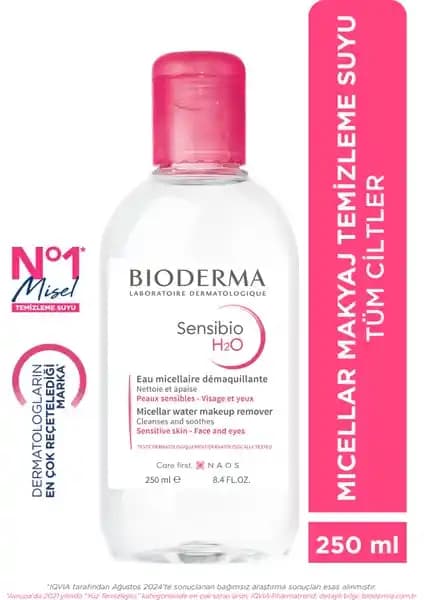 Bioderma Sensibio H2O Hassas ve Normal Ciltler İçin Nazik Makyaj Temizleme Suyu