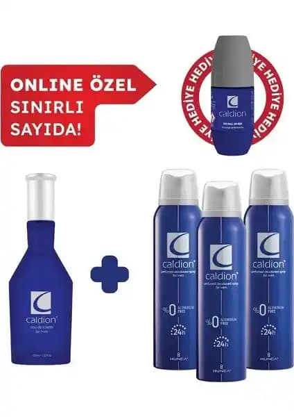 Caldion Classic Erkek Edt Parfüm ve Deodorant Seti: Ferahlatıcı ve Kalıcı Erkek Bakım Ürünü