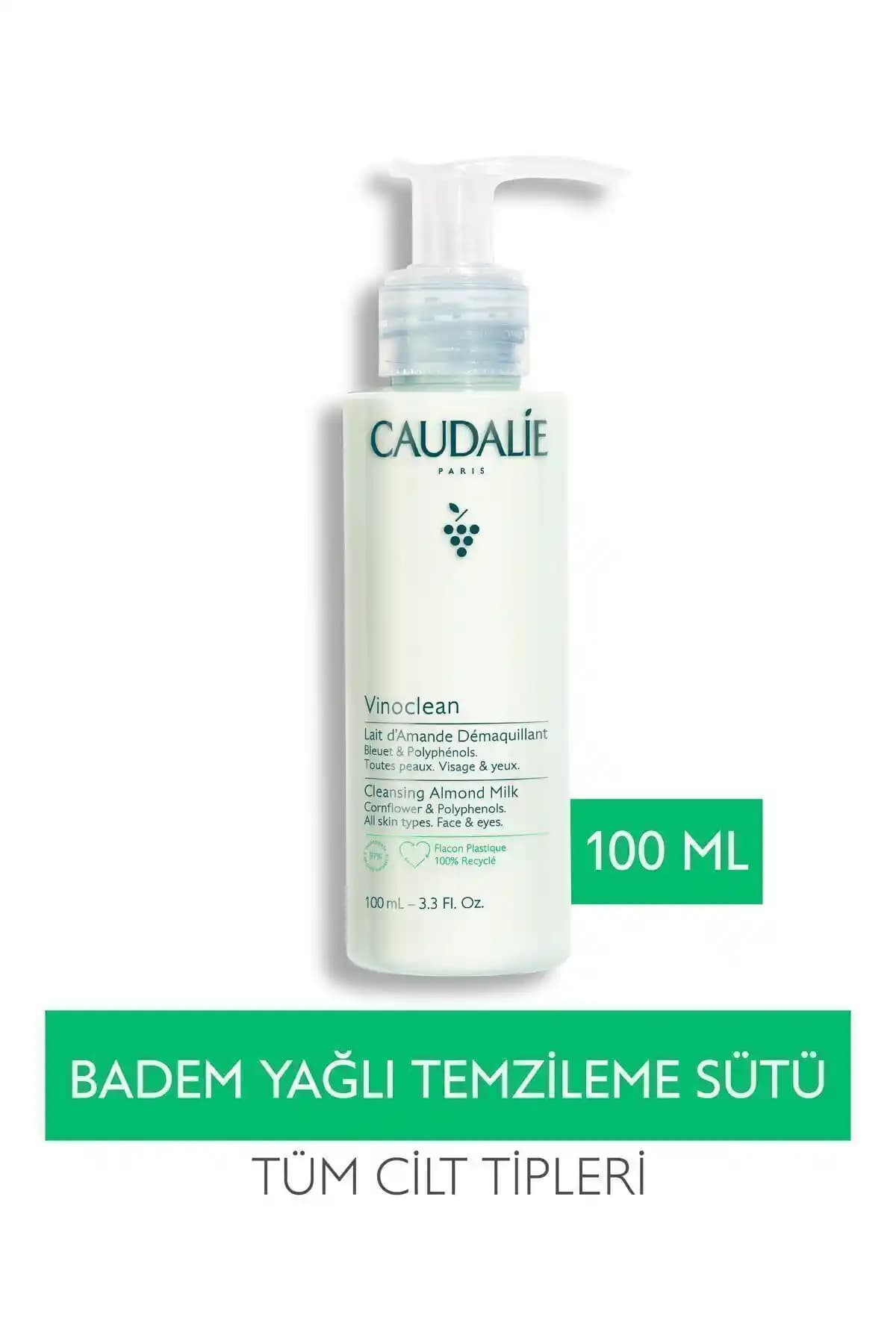 Caudalie Vinoclean Badem Yağlı Temizleme Sütü: Hassas ve kuru ciltler için doğal bakım seçeneği
