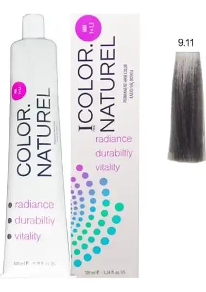 Color Naturel Saç Boyası 9.11 Yoğun Küllü Sarı - Doğal ve Kalıcı Renkler İçin Güvenilir Tercih