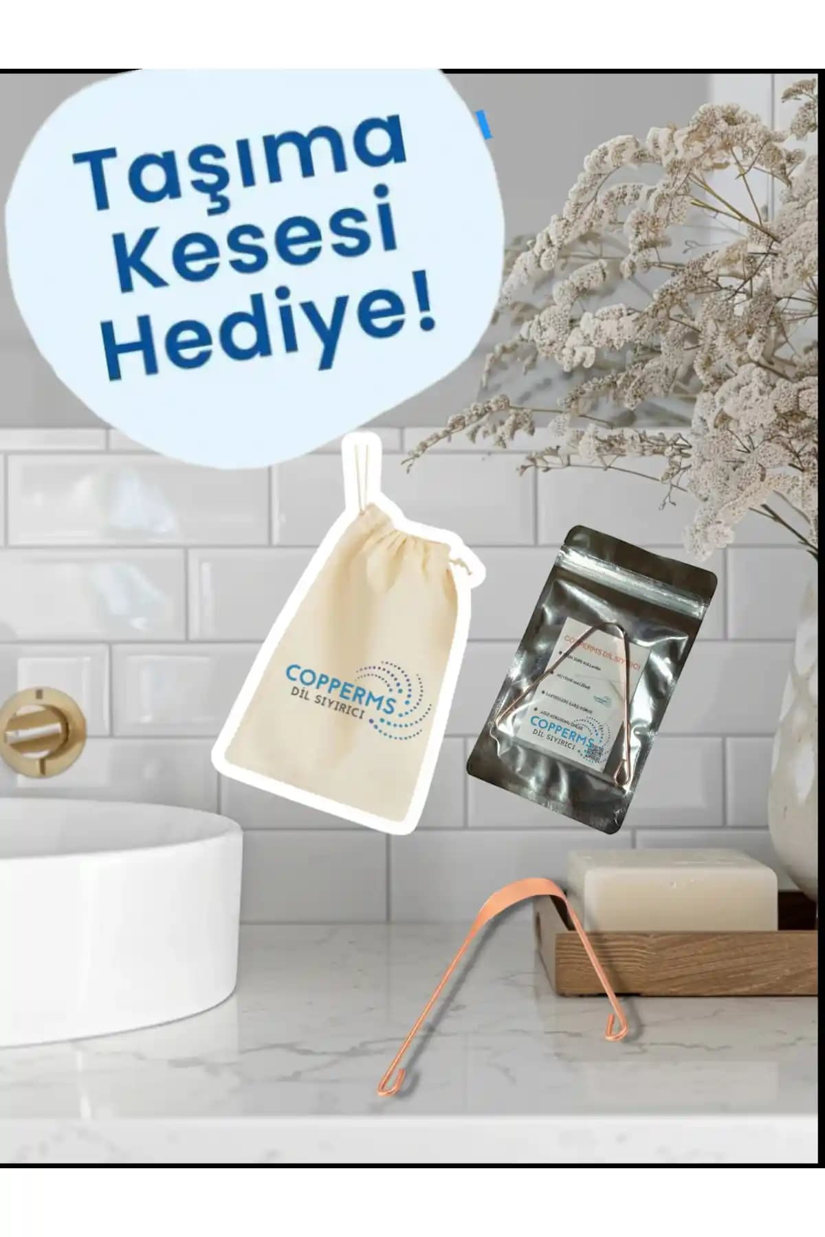 COPPERMS Healing Tounc Dil Temizleme Çubuğu: Doğal Antibakteriyel Ağız Bakımı Çözümü
