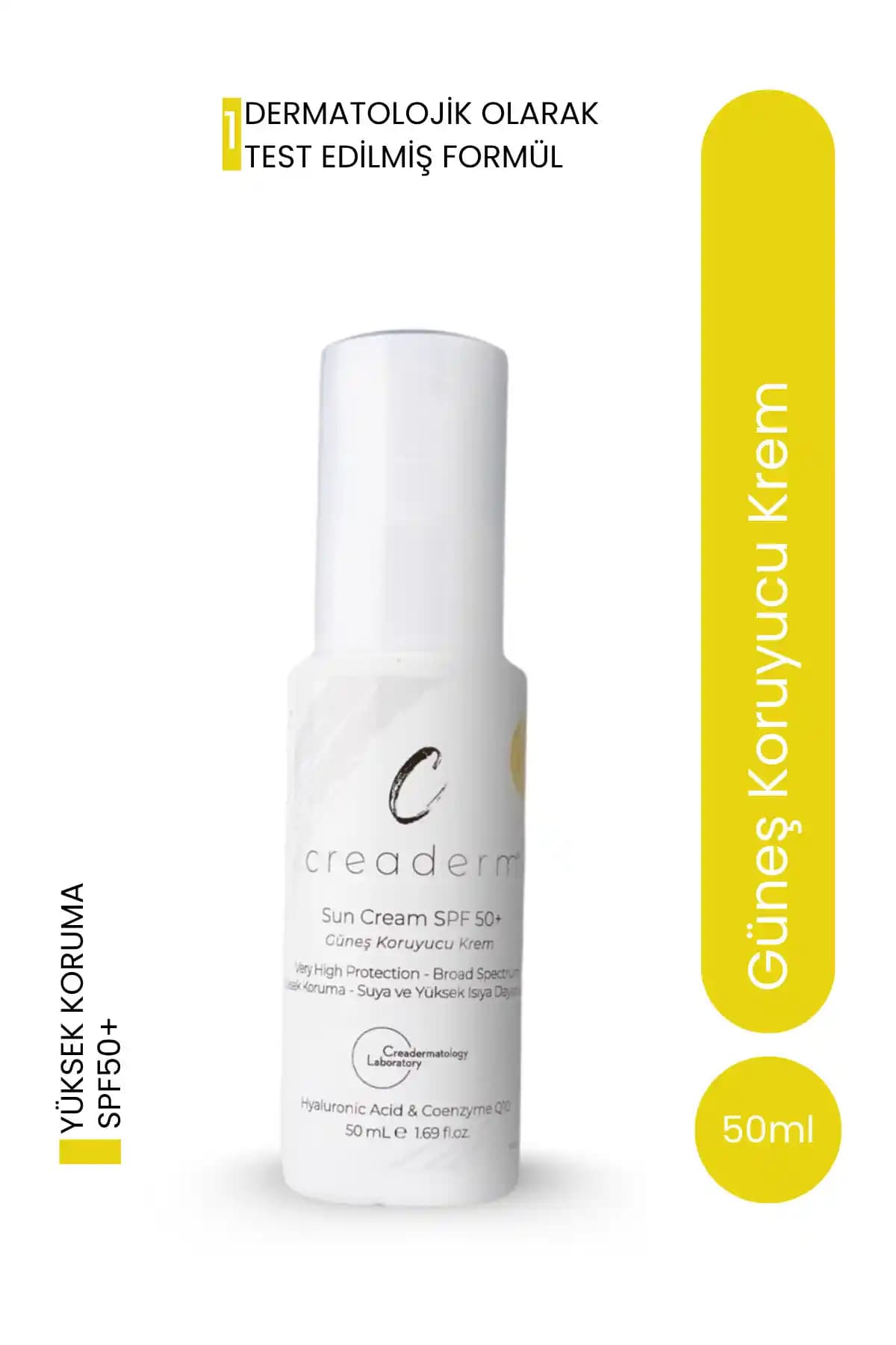 CREADERM SPF 50+ Güneş Kremi: Güçlü Koruma ve Cilt Bakımında Yenilikçi Çözüm