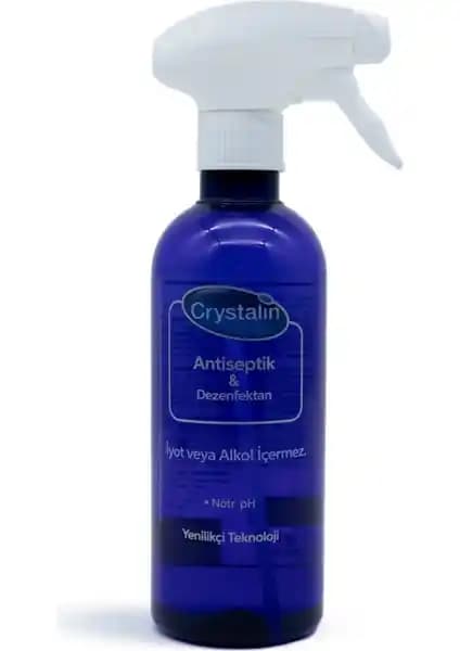 Crystalin 400 ml Dezenfektan Sprey Başlıklı Güvenilir Hijyen ve Mikroorganizma Kontrolü