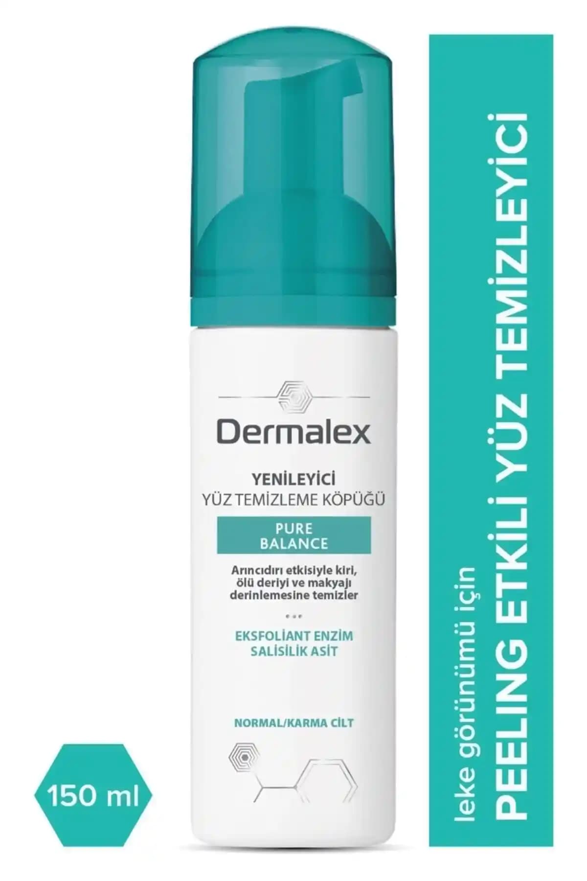 Dermalex Pure Balance Temizleyici Köpük Mousse: Yağlı ve Hassas Ciltler İçin Etkili Temizlik Çözümü
