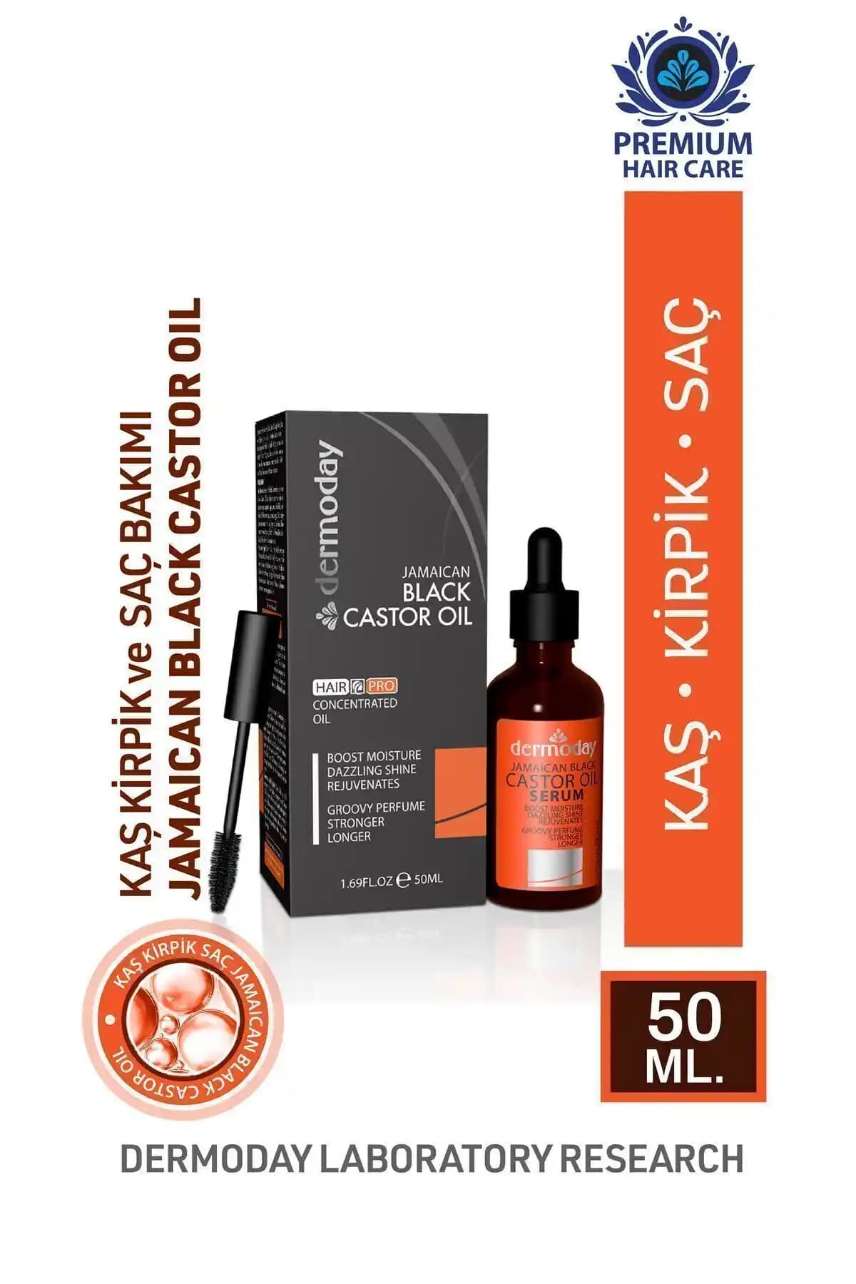 Dermoday Jamaican Black Castor Oil ile Doğal Saç, Kaş ve Kirpik Bakımında Güçlü Çözüm