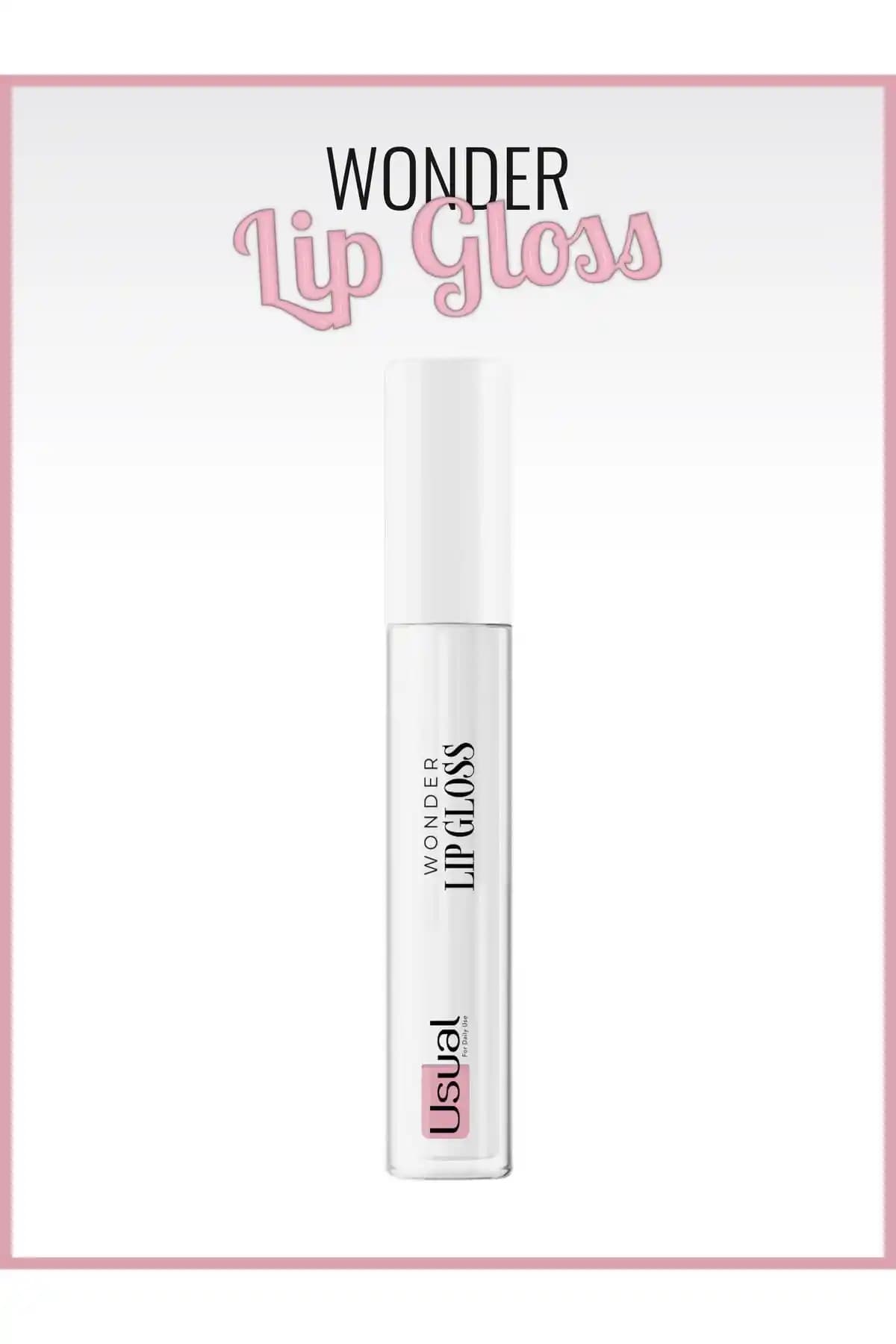 Doğal Parlaklık ve Renk Uyumu Sağlayan Usual Wonder Lip Gloss İncelemesi