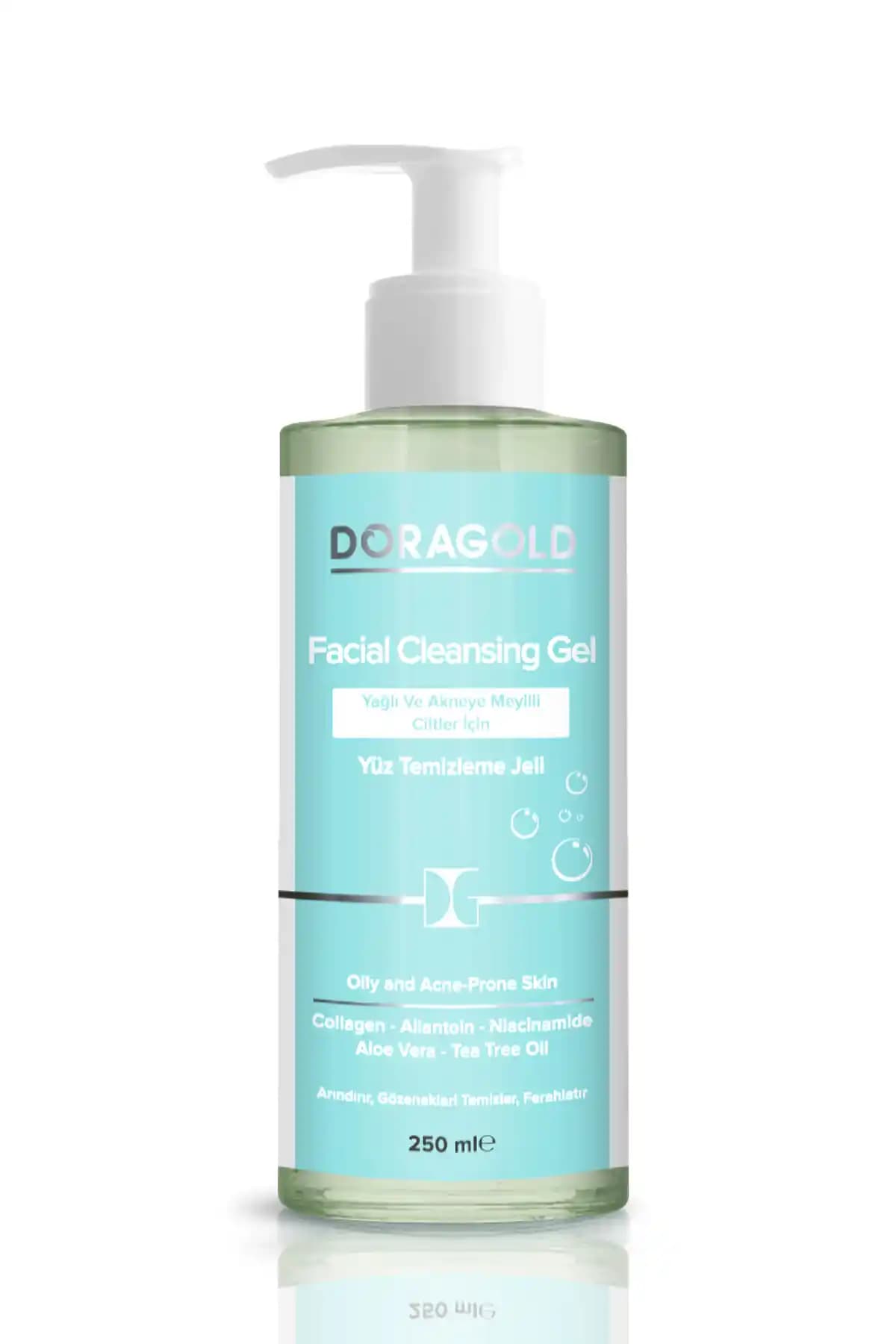 Doragold Yağlı ve Akneye Eğilimli Ciltler İçin Yüz Temizleme Jeli Doğal ve Etkili Bakım Ürünü