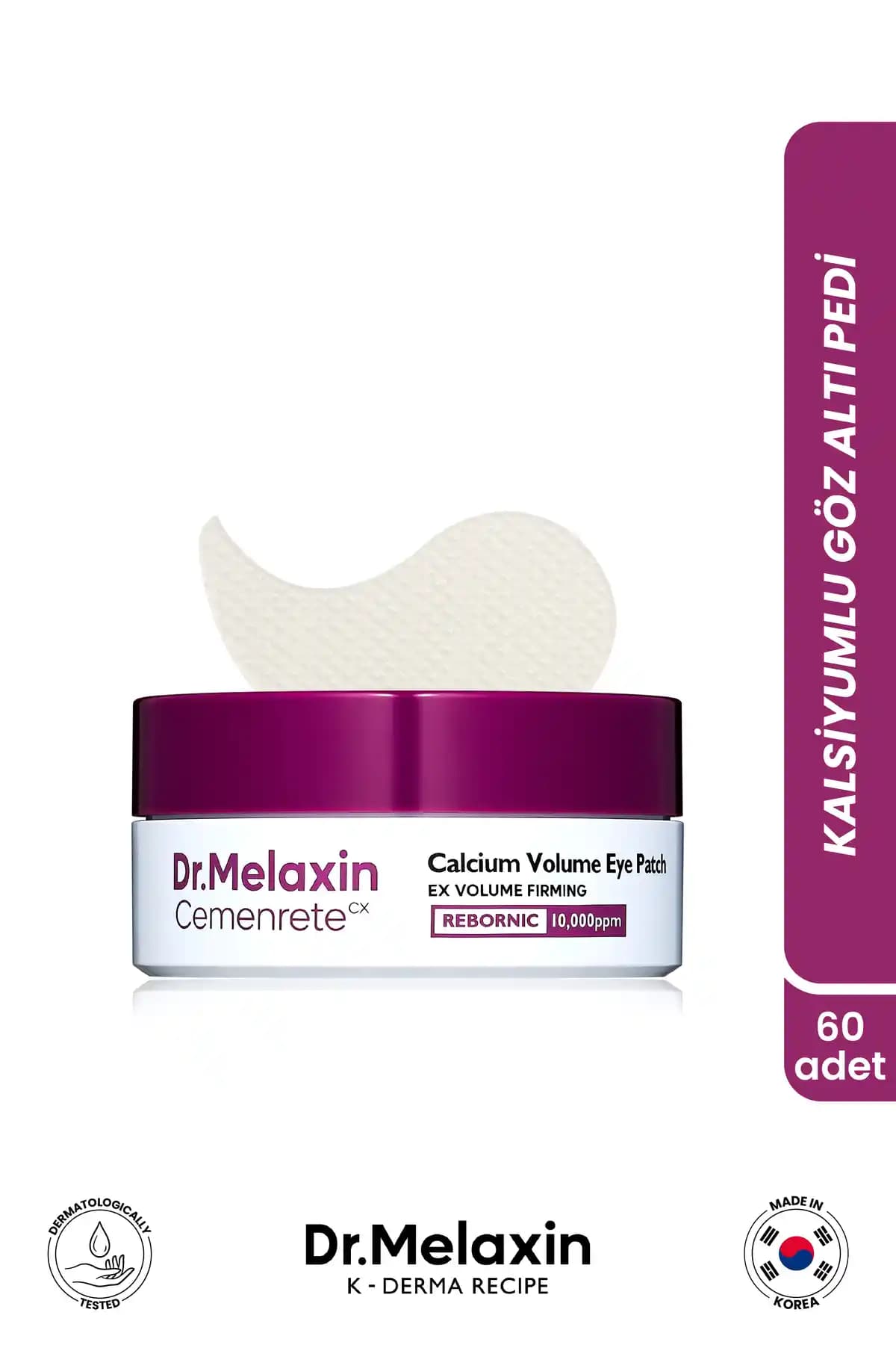 Dr.Melaxin Kalsiyum İçerikli Göz Altı Pedi: Yaşlanma ve Şişliklere Karşı Etkili Çözüm