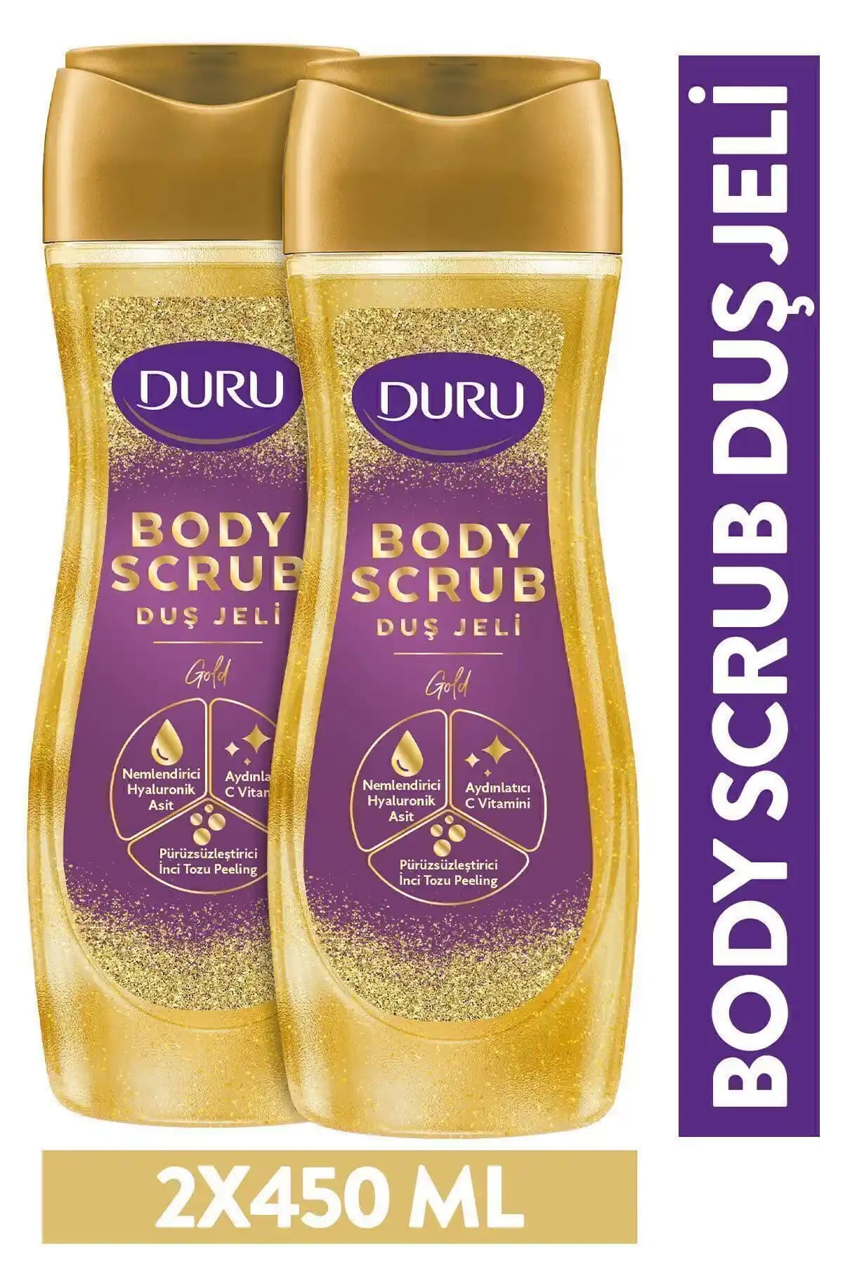 Duru Body Scrub Gold Duş Jeli: Peeling ve Parlaklık Sağlayan Cilt Bakım Ürünü