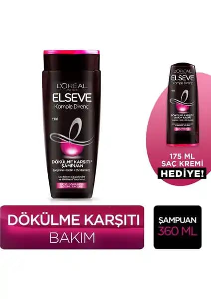 Elseve L'Oréal Paris Komple Direnç Serisi Saç Güçlendirme ve Dökülme Karşıtı Ürünler