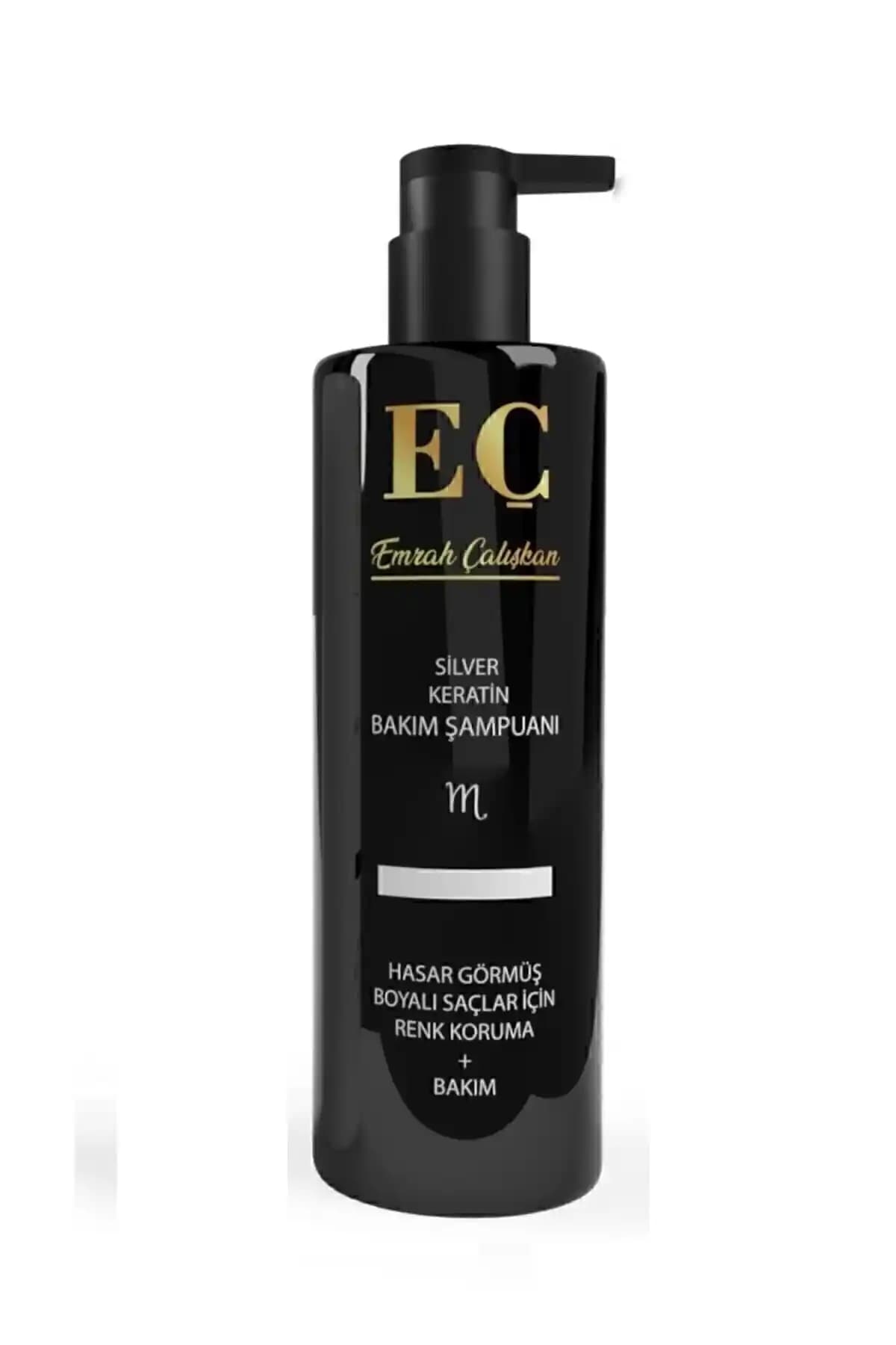 Emrah Çalışkan Keratin İçerikli Silver (MOR) Şampuanı: Renk Koruma ve Parlaklık Sağlayan Saç Bakım Ürünü