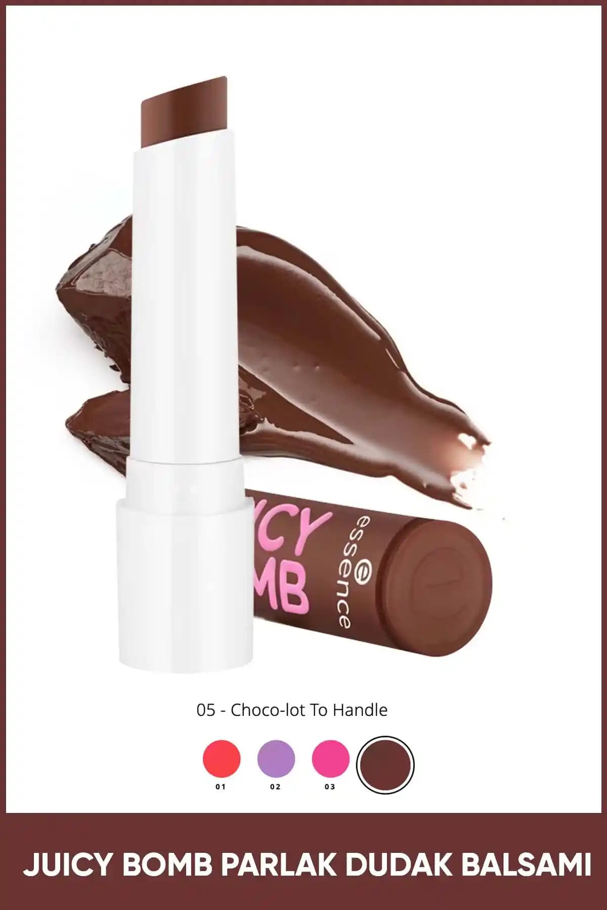 Essence Juicy Bomb Parlak Dudak Balsamı 05: Doğal ve Nemli Dudaklar İçin Uygun Ürün