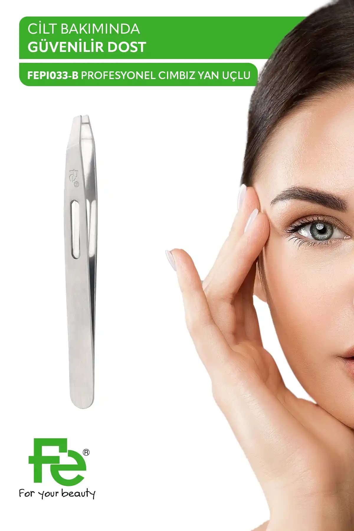 Fe Cımbız Prosyonel Yan Uçlu 9 cm, Profesyonel ve Bireysel Kullanım İçin Uygun