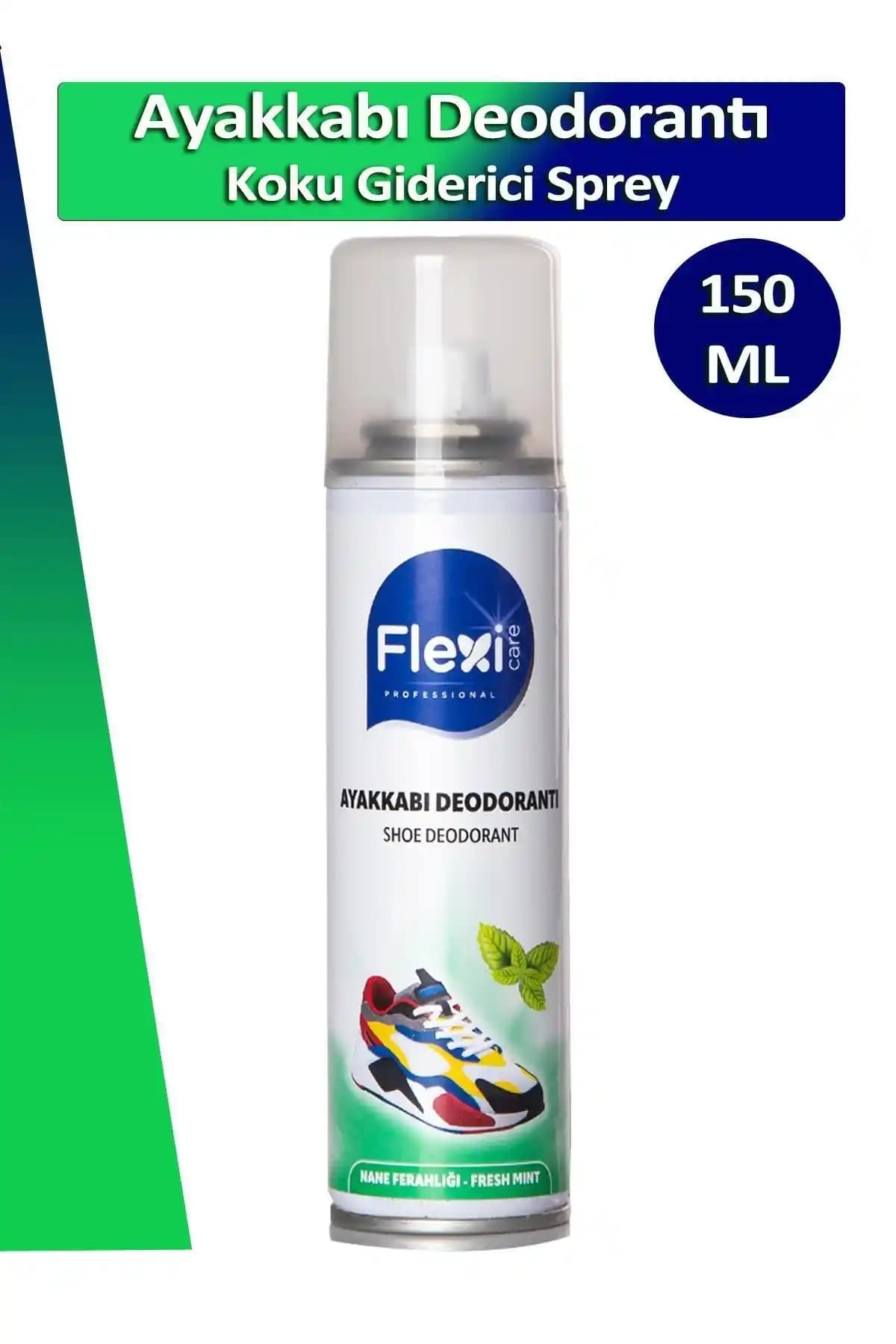 FLEXİCARE Ayakkabı Deodorantı: Pratik Kullanımlı Ferahlatıcı ve Etkili Koku Giderici Sprey