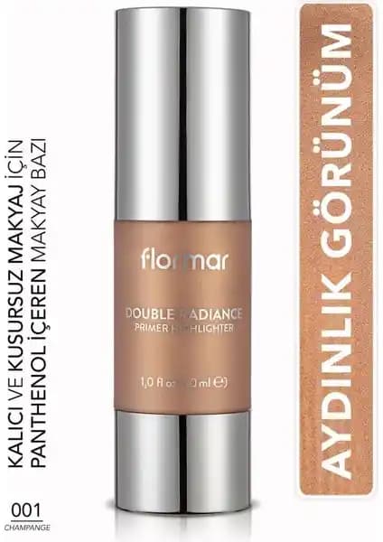 Flormar Double Radiance Primer ile doğal parlak ve eşit cilt görünümü sağlama