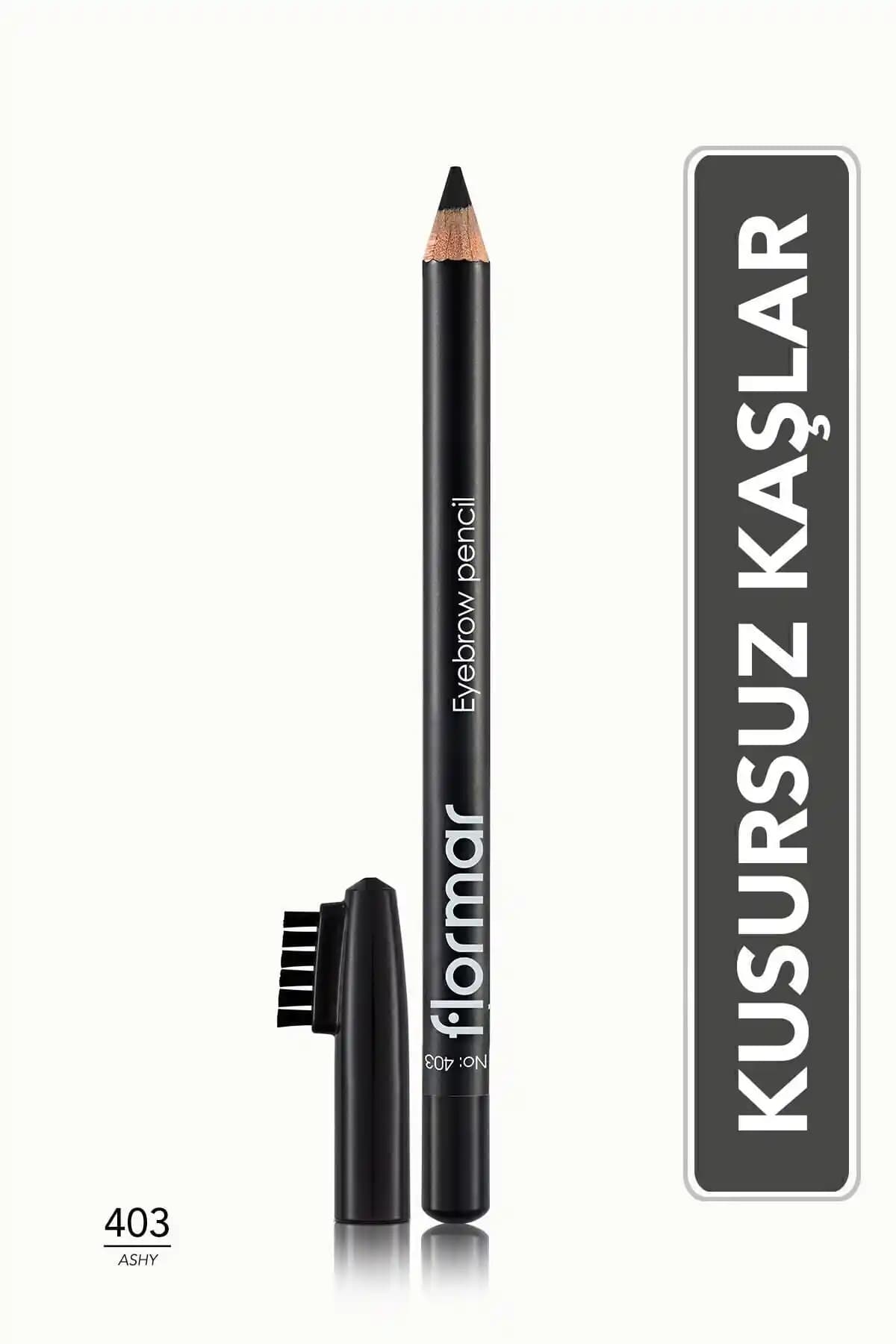 Flormar Eyebrow Pencil No 403 Ashy Doğal ve Kalıcı Kaş Makyajı İçin Uygun Bir Seçenek