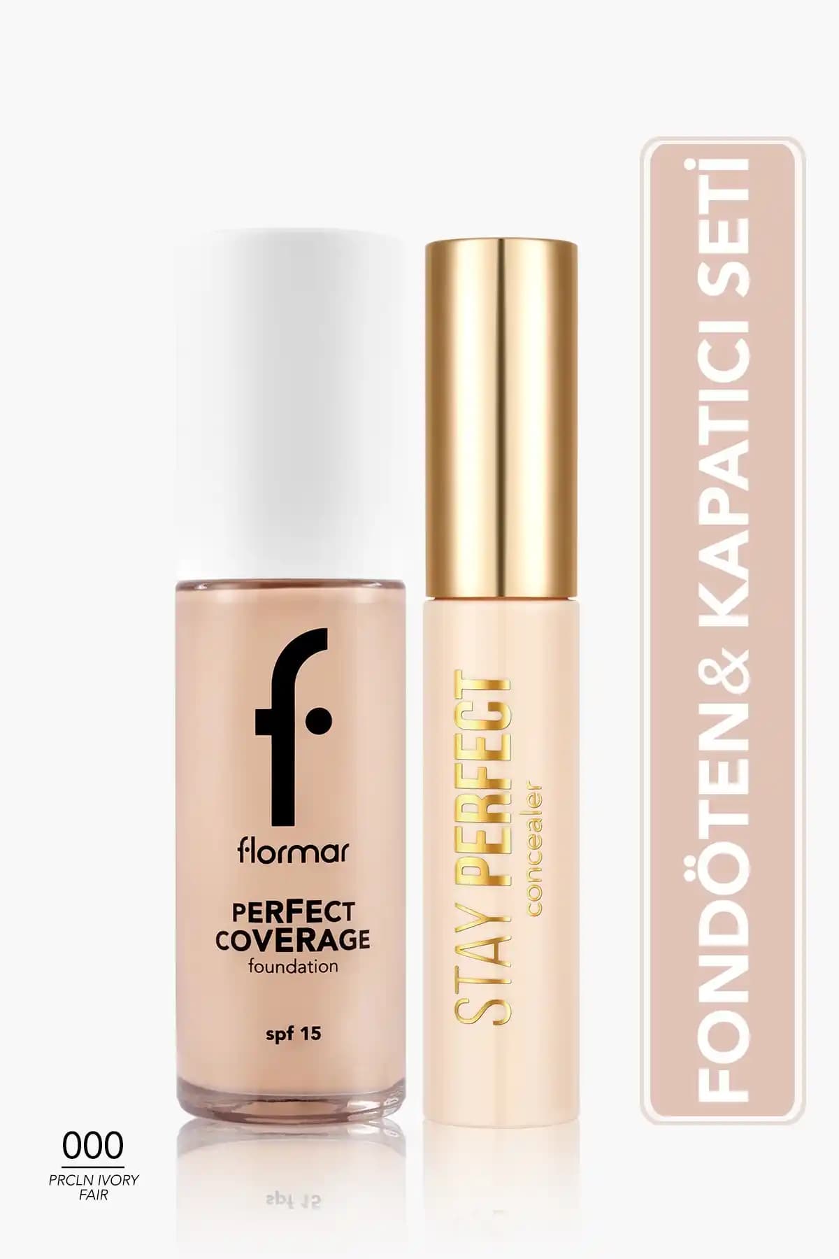 Flormar Yoğun Kapatıcılık Sunan 2'li Fondöten ve Kapatıcı Seti ile Mükemmel Ten Uygunluğu